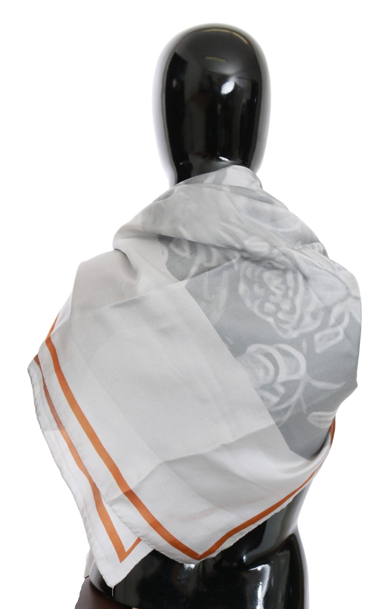 Costume National Elegant Silk Floral Scarf - Luksuslaukut ja asusteet Costume National - Tutustu YVES JAVANNI®