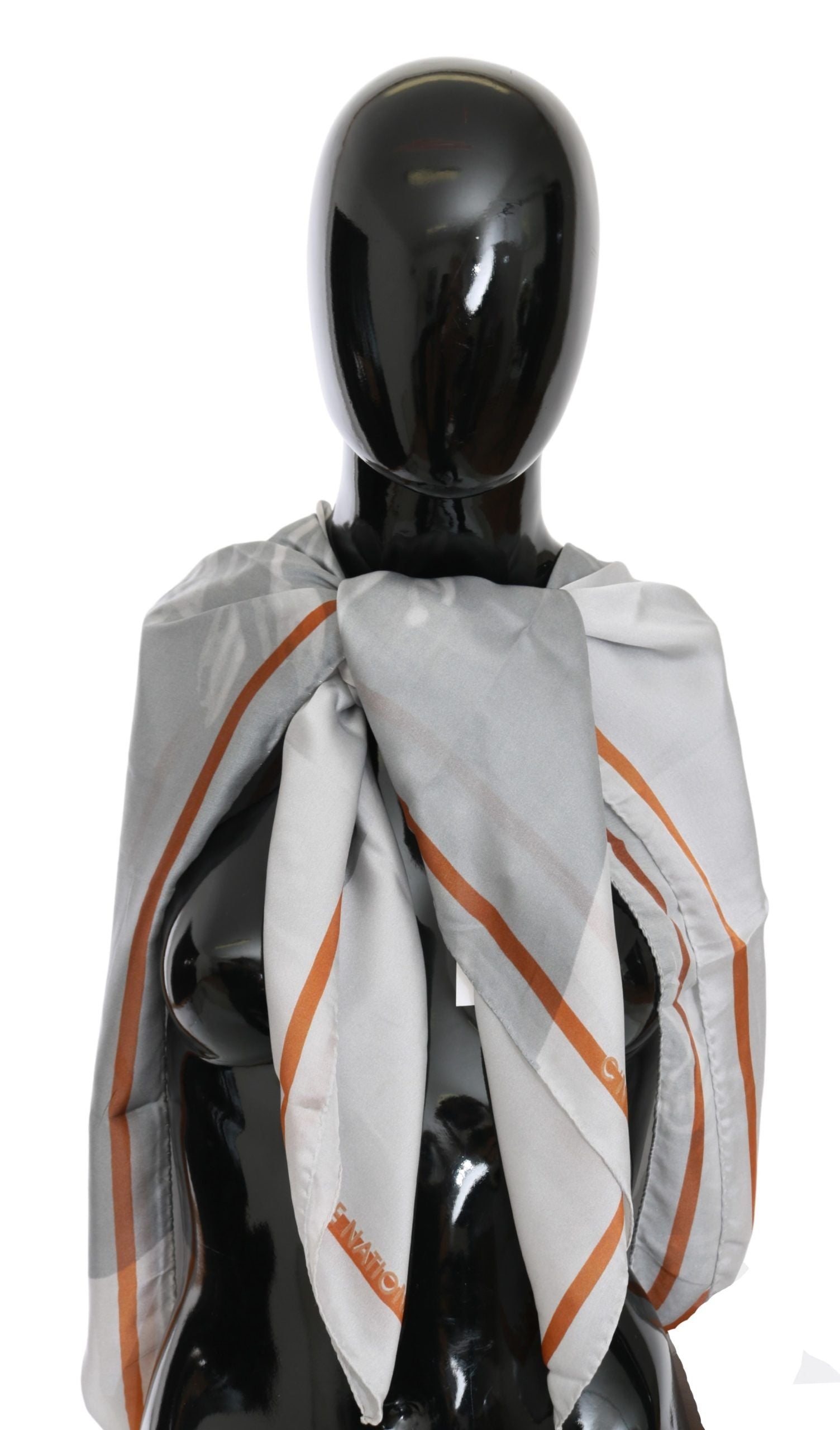 Costume National Elegant Silk Floral Scarf - Luksuslaukut ja asusteet Costume National - Tutustu YVES JAVANNI®