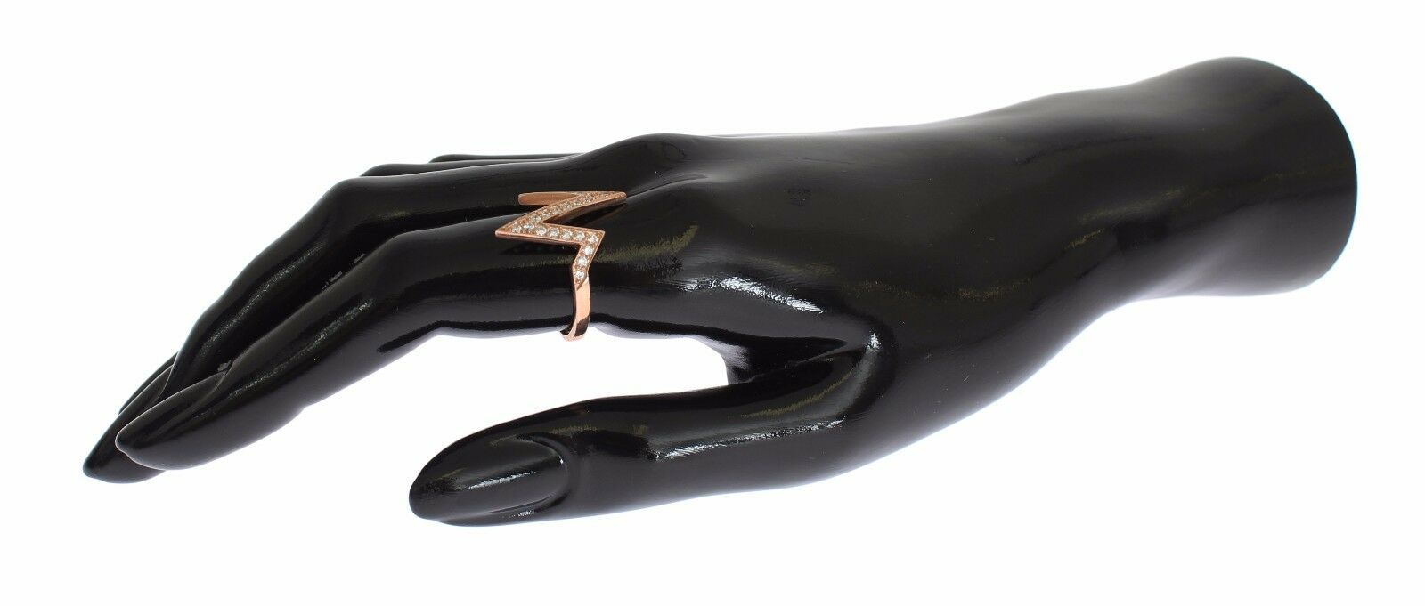 Nialaya Elegant Pink Crystal Encrusted Silver Ring - Luksuslaukut ja asusteet Nialaya - Tutustu YVES JAVANNI®