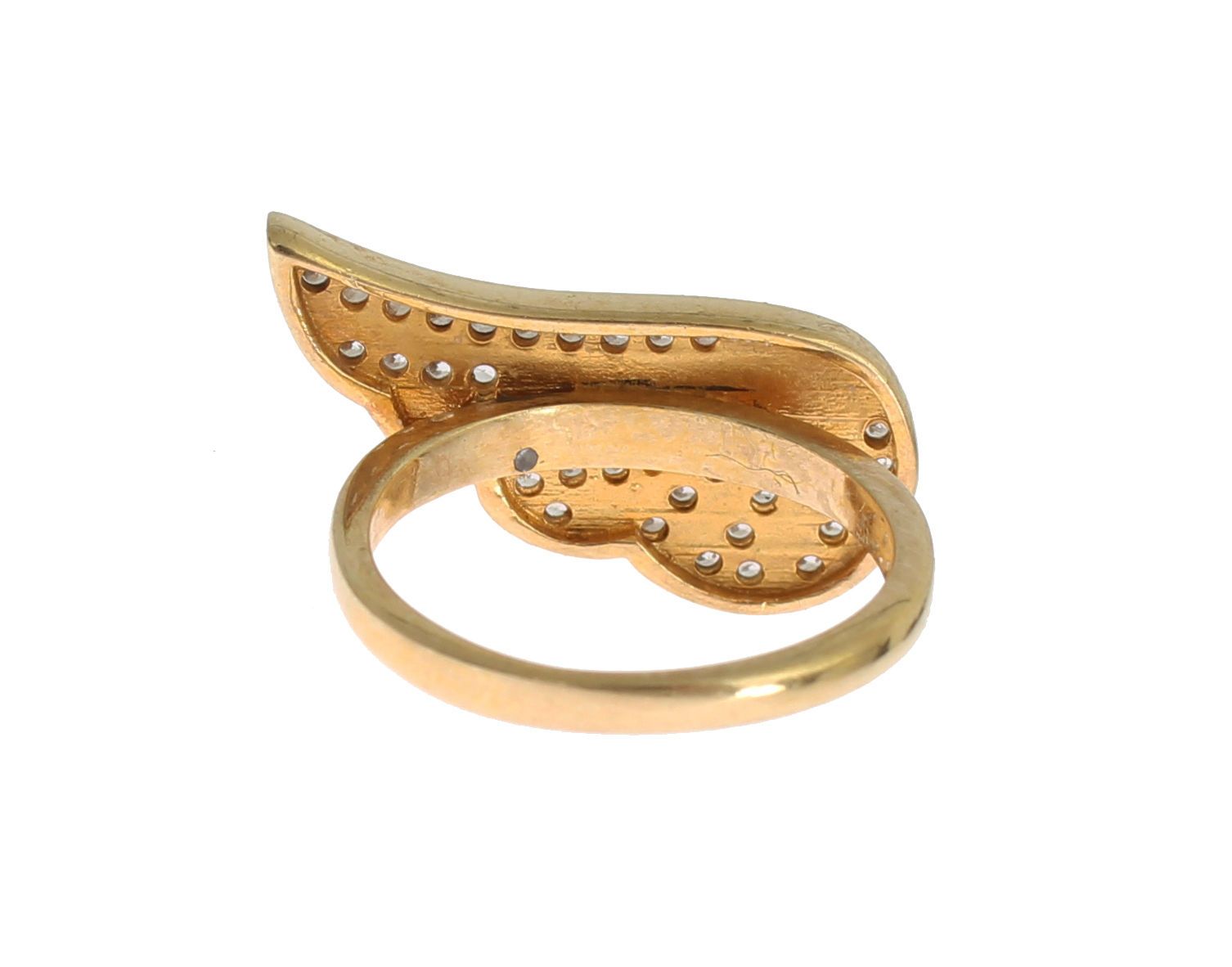 Nialaya Glamorous Gold Plated Crystal Ring - Luksuslaukut ja asusteet Nialaya - Tutustu YVES JAVANNI®