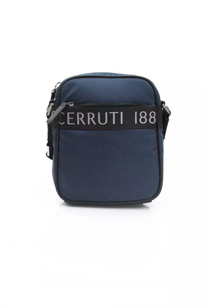 Cerruti 1881 Blue Nylon Men Messenger Bag - Luksuslaukut ja asusteet Cerruti 1881 - Tutustu YVES JAVANNI®