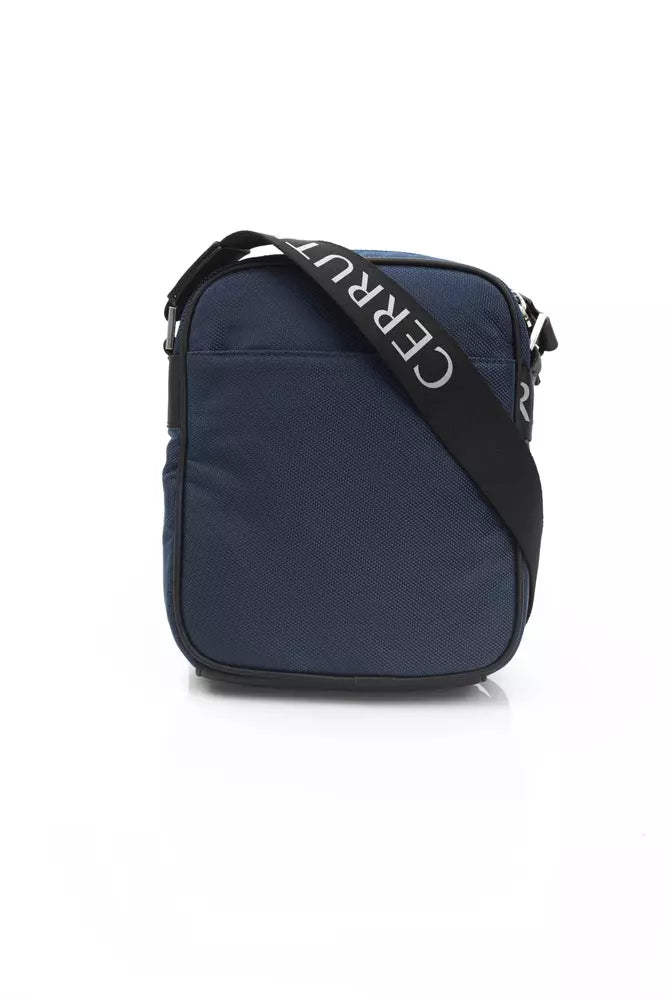 Cerruti 1881 Blue Nylon Men Messenger Bag - Luksuslaukut ja asusteet Cerruti 1881 - Tutustu YVES JAVANNI®