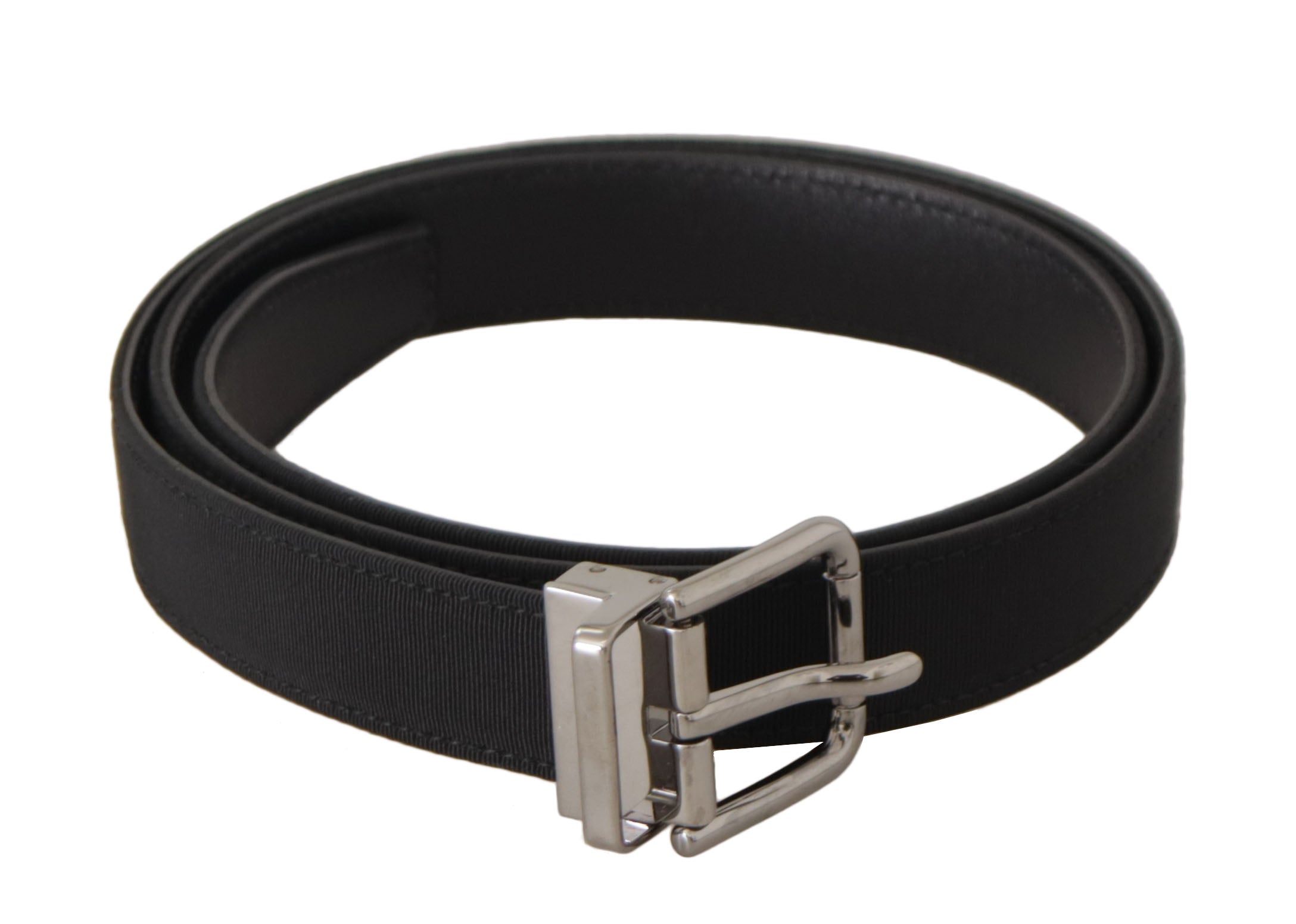 Dolce & Gabbana Elegant Black Leather Belt with Metal Buckle - Luksuslaukut ja asusteet Dolce & Gabbana - Tutustu YVES JAVANNI®