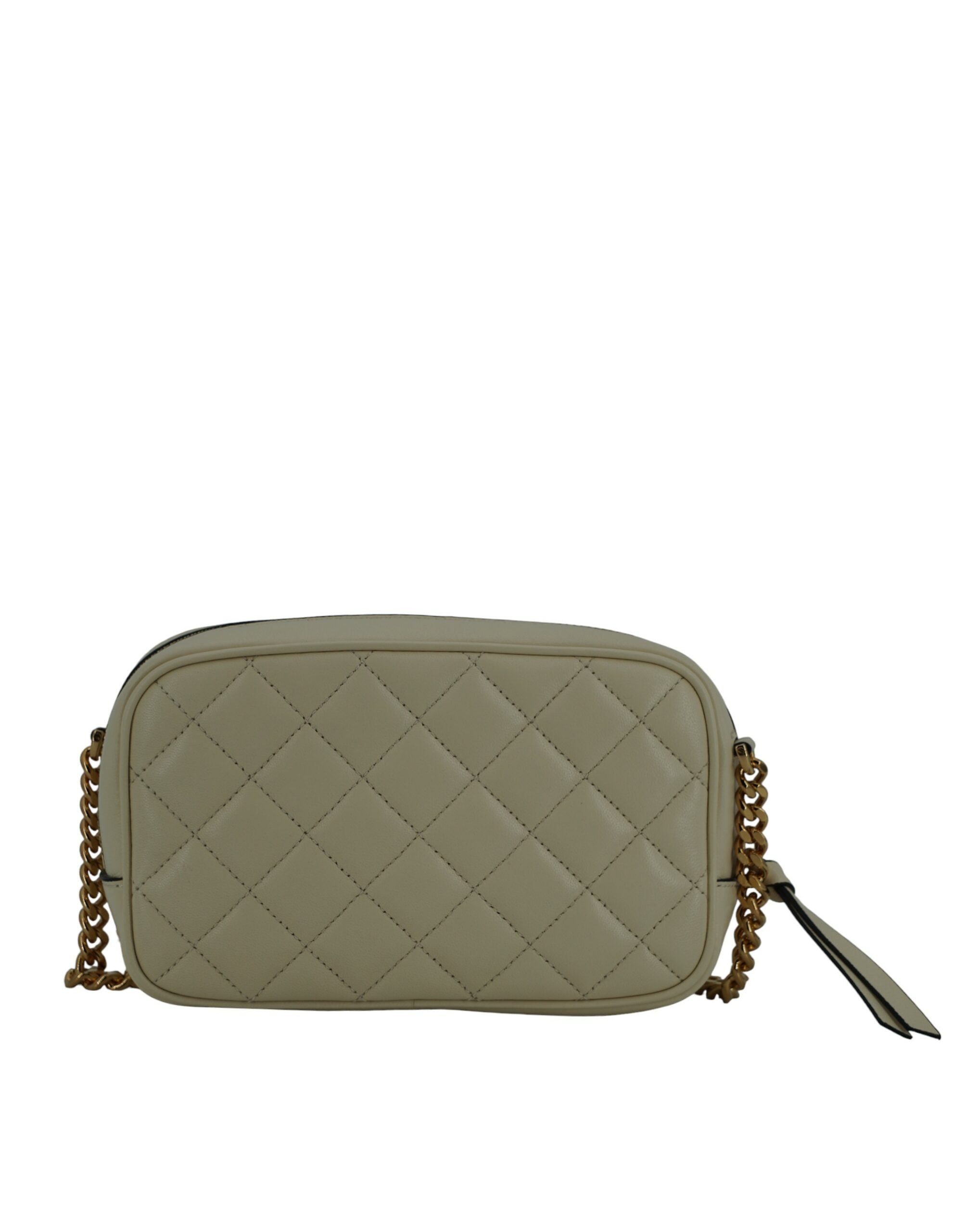 Versace Elegant White Lamb Leather Camera Bag - Luksuslaukut ja asusteet Versace - Tutustu YVES JAVANNI®