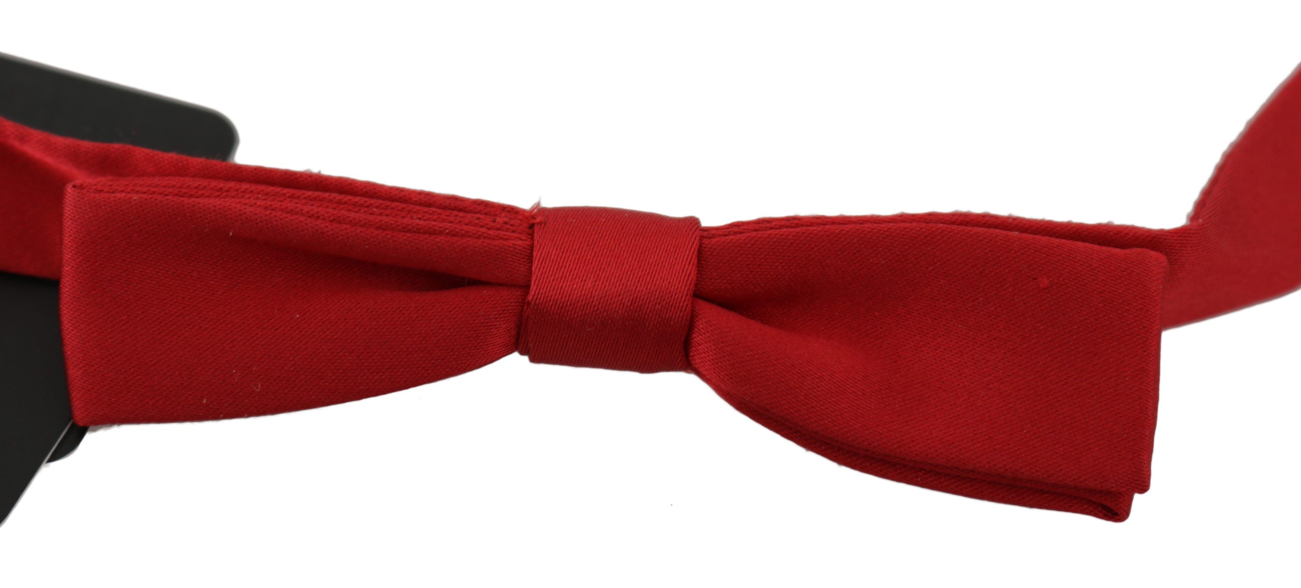 Dolce & Gabbana Elegant Red Silk Bow Tie - Luksusmuotia Dolce & Gabbana - Tutustu YVES JAVANNI® 