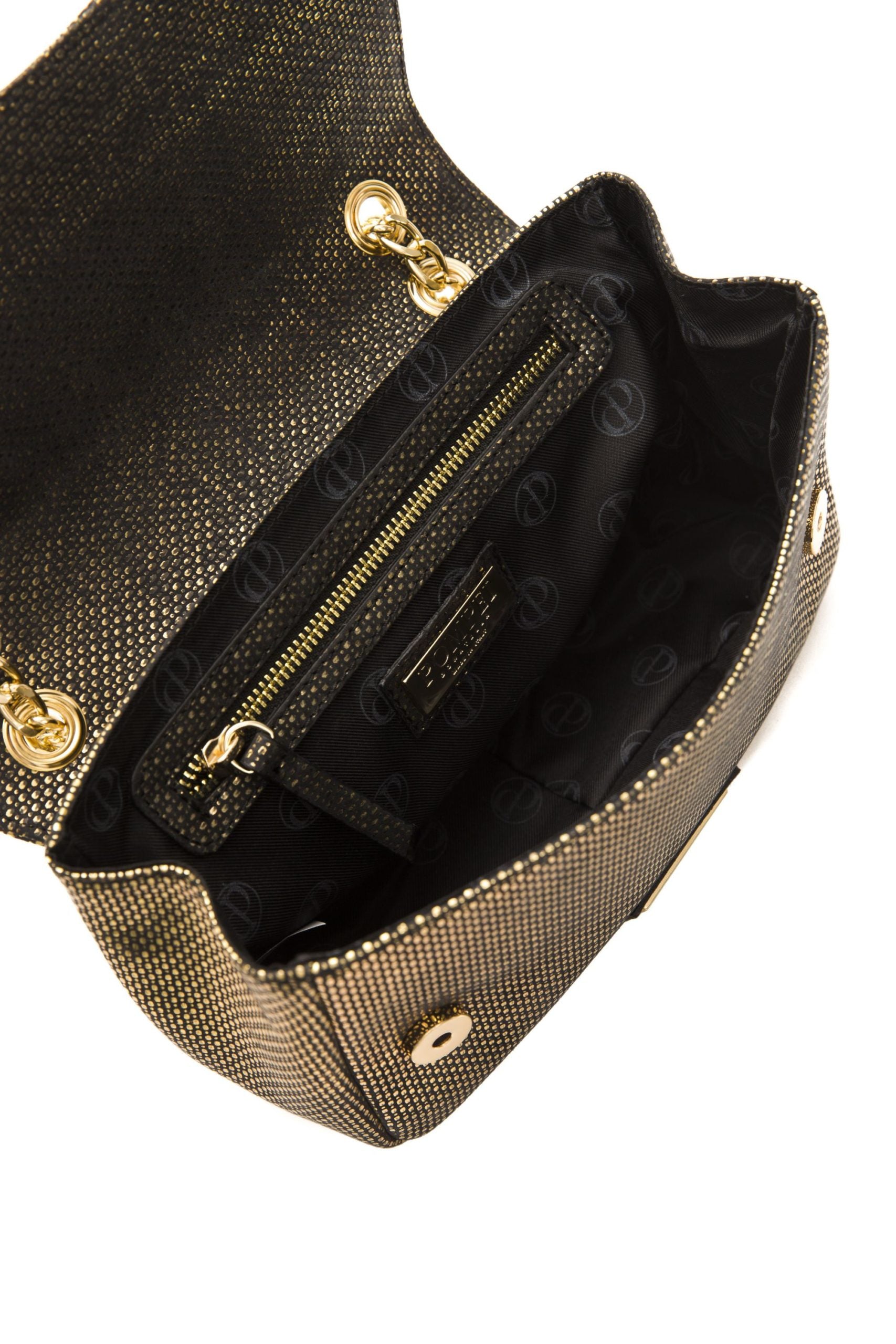 Pompei Donatella Black Leather Women Crossbody Bag - Luksusmuotia Pompei Donatella - Tutustu YVES JAVANNI® 