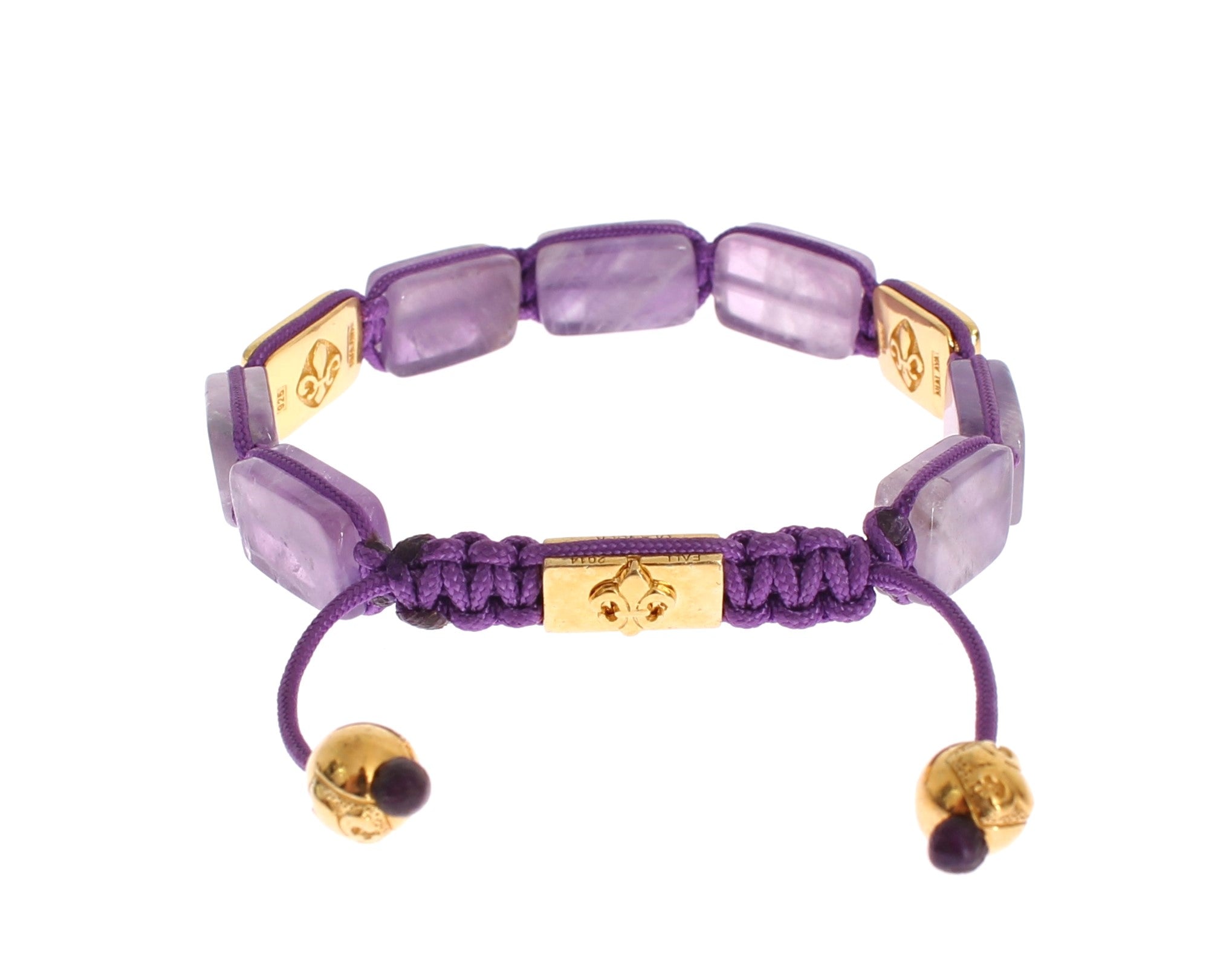 Nialaya Dazzling Diamond Gold-Plated Amethyst Bracelet - Luksuslaukut ja asusteet Nialaya - Tutustu YVES JAVANNI® 