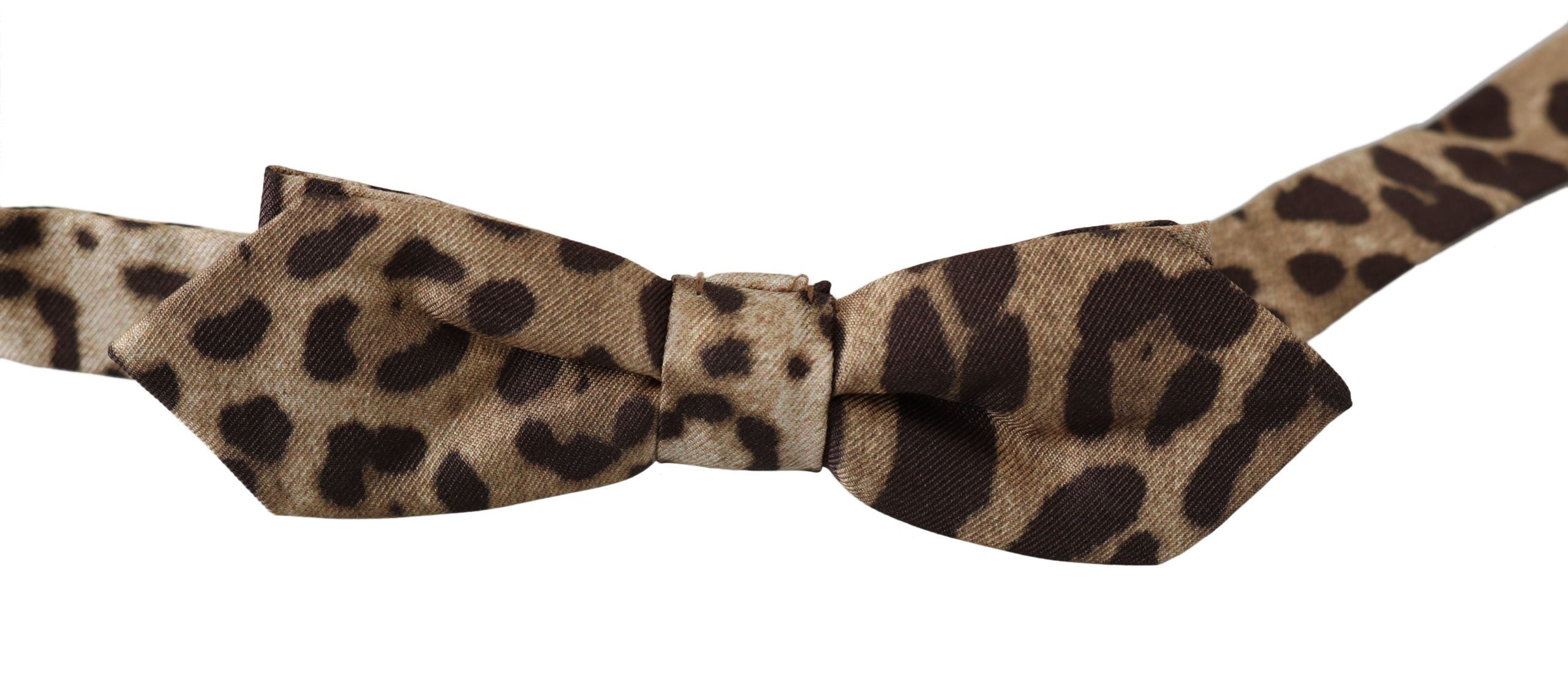 Dolce & Gabbana Exquisite Silk Leopard Print Bow Tie - Luksuslaukut ja asusteet Dolce & Gabbana - Tutustu YVES JAVANNI® 