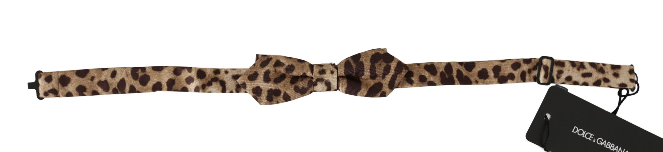 Dolce & Gabbana Exquisite Silk Leopard Print Bow Tie - Luksusmuotia Dolce & Gabbana - Tutustu YVES JAVANNI® 