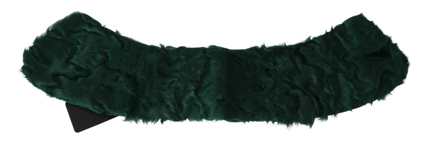 Dolce & Gabbana Elegant Lambskin Fur Scarf in Lush Green - Luksuslaukut ja asusteet Dolce & Gabbana - Tutustu YVES JAVANNI® 