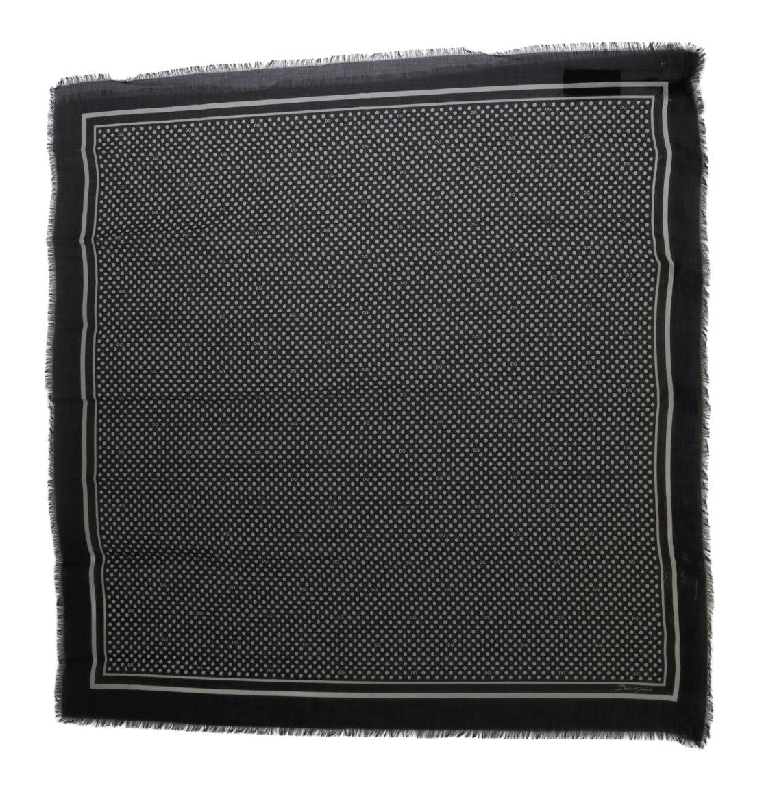 Dolce & Gabbana Elegant Black Silk Blend Polka Dotted Men's Scarf - Luksusmuotia Dolce & Gabbana - Tutustu YVES JAVANNI® 