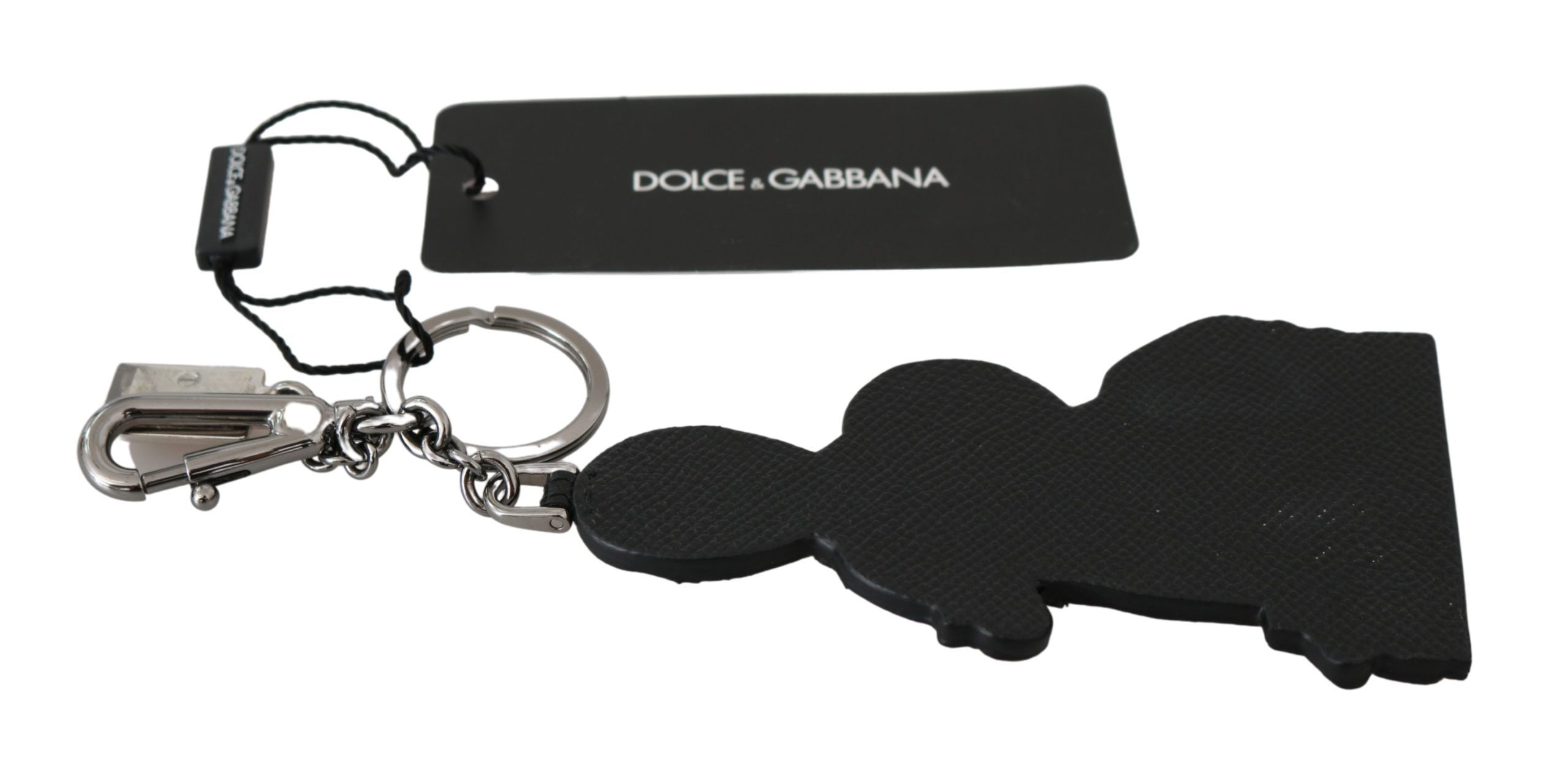 Dolce & Gabbana Elegant Trio-Tone Leather Keychain - Luksusmuotia Dolce & Gabbana - Tutustu YVES JAVANNI® 