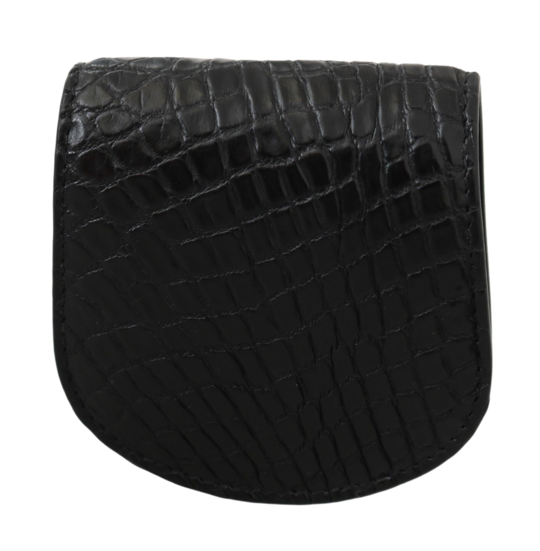 Dolce & Gabbana Sleek Black Leather Coin Case Wallet - Luksuslaukut ja asusteet Dolce & Gabbana - Tutustu YVES JAVANNI® 