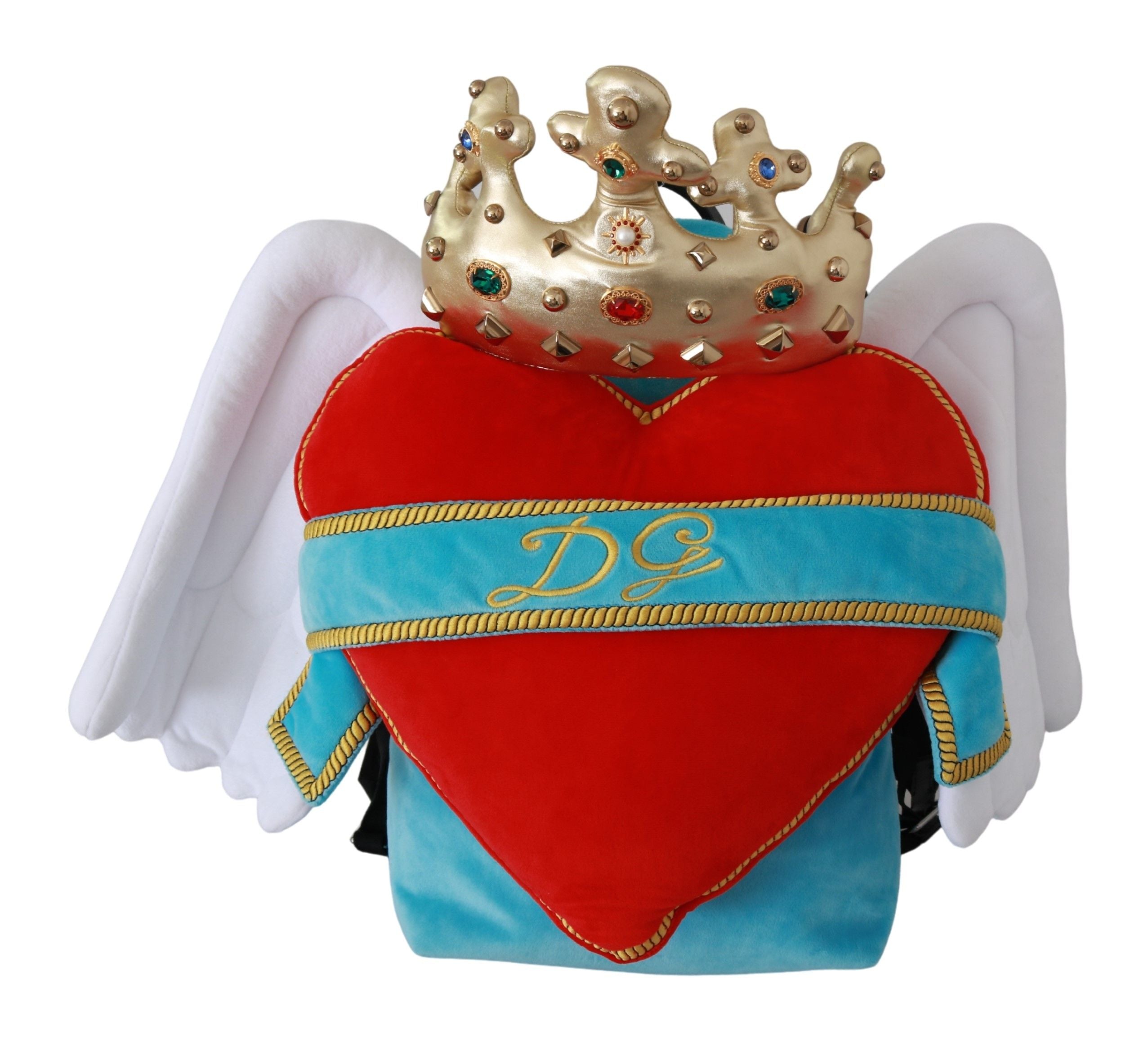 Dolce & Gabbana Jeweled Heart Wings Backpack - Luksusmuotia Dolce & Gabbana - Tutustu YVES JAVANNI® 