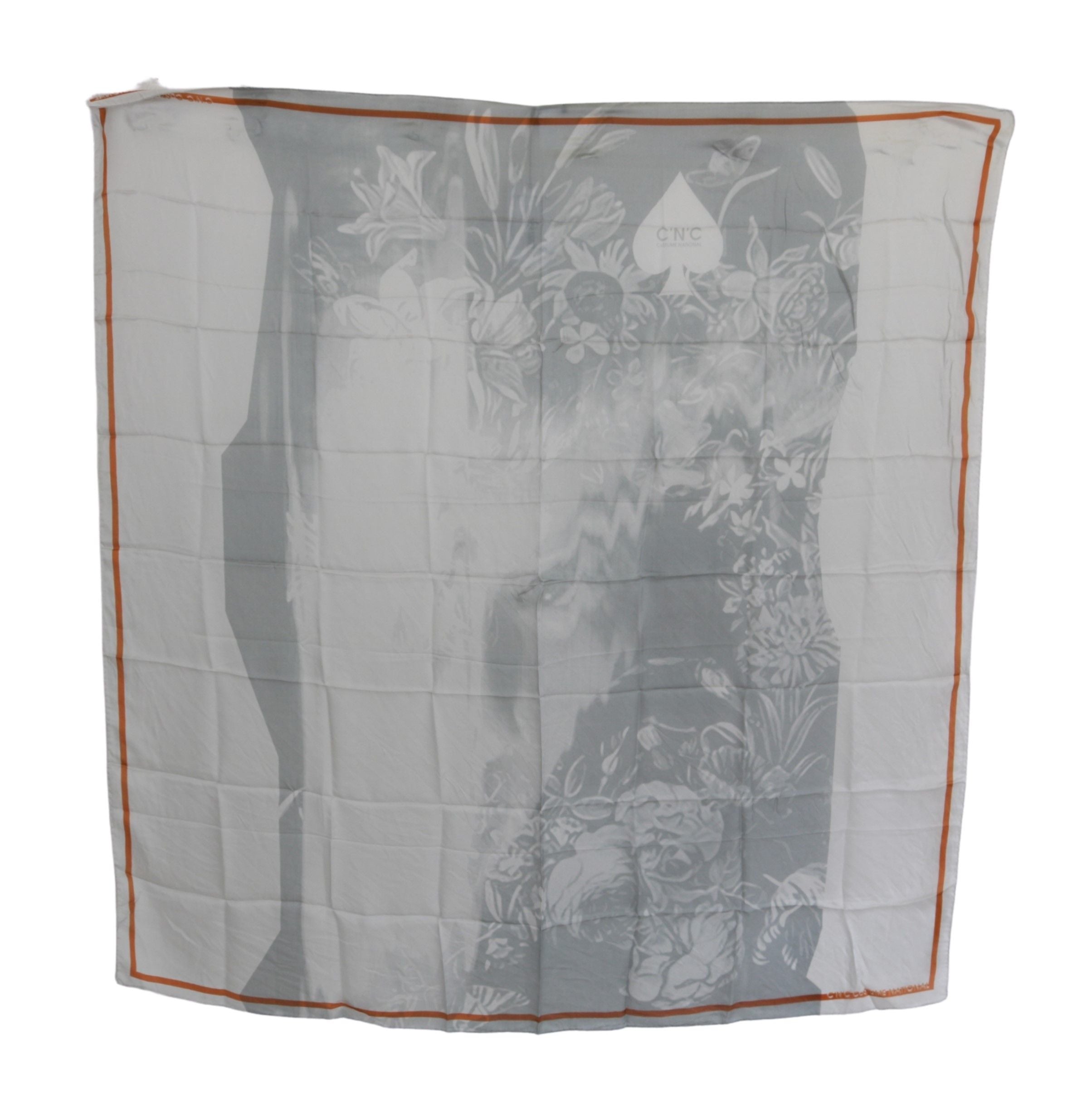 Costume National Elegant Floral Printed Silk Scarf - Luksuslaukut ja asusteet Costume National - Tutustu YVES JAVANNI® 