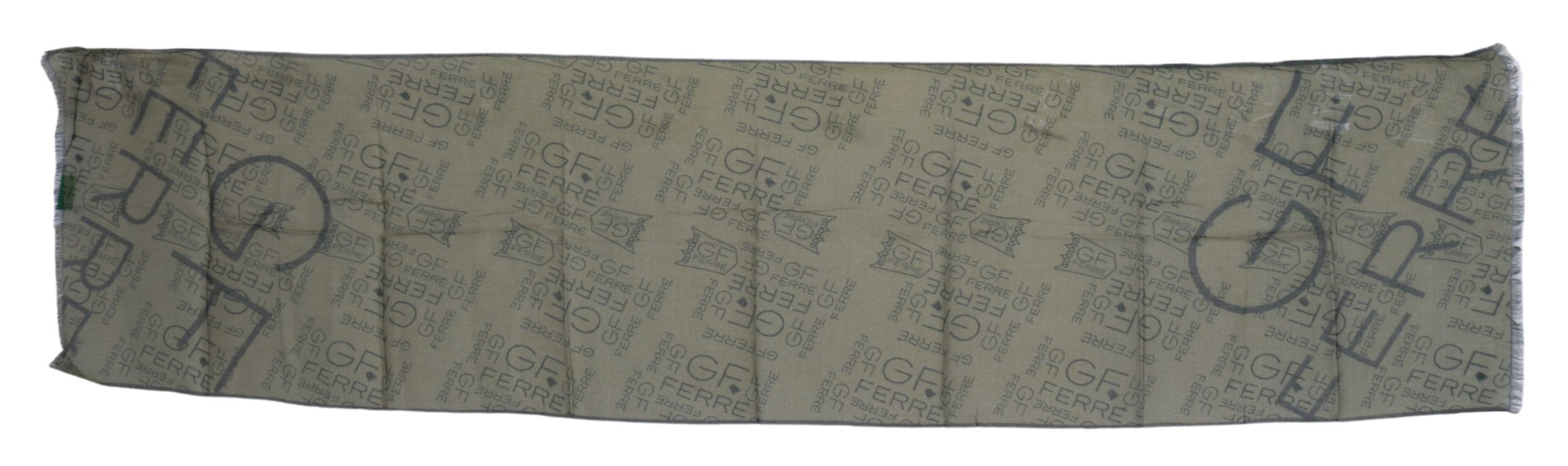 GF Ferre Elegant Patterned Wool-Blend Scarf - Luksusmuotia GF Ferre - Tutustu YVES JAVANNI® 