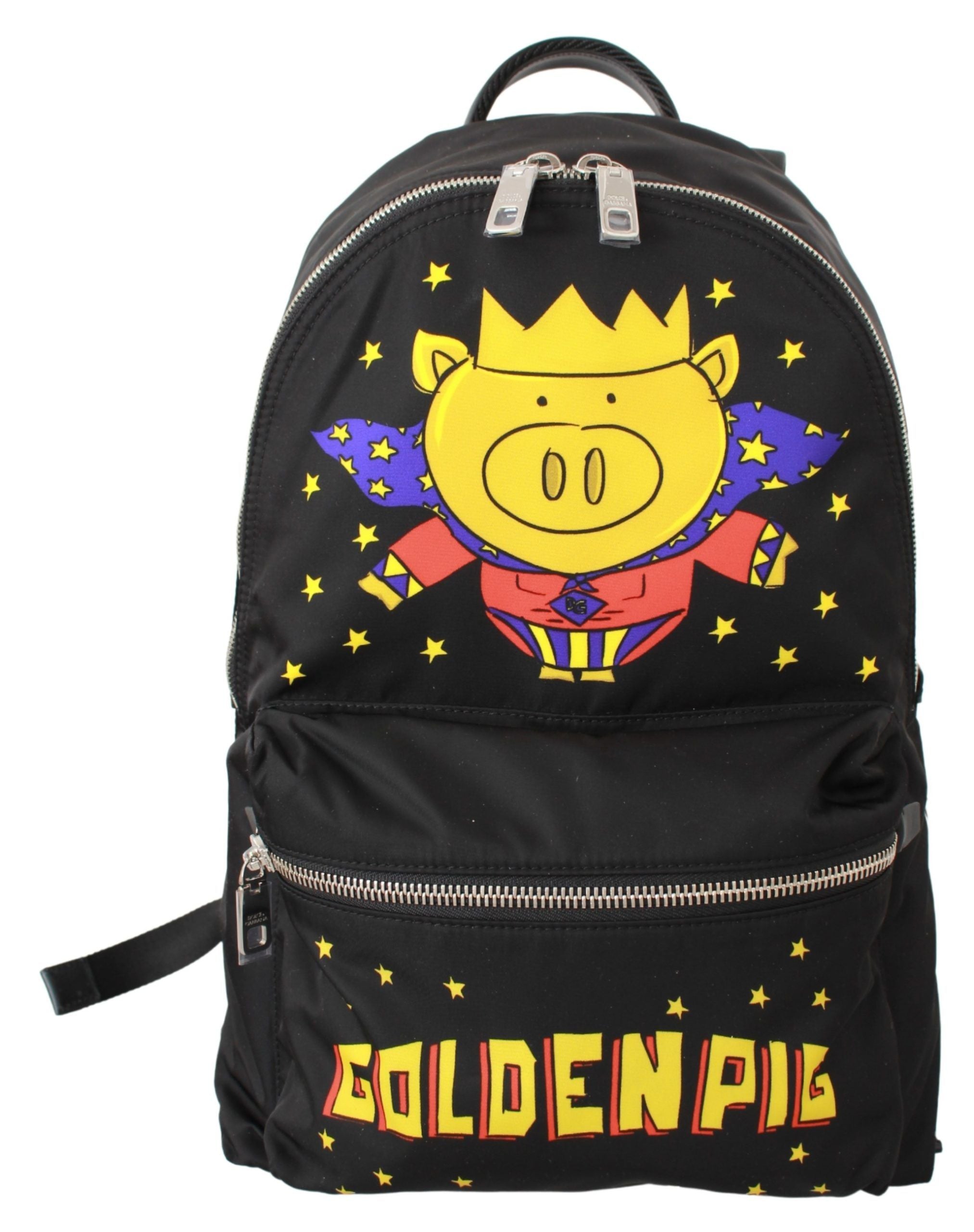 Dolce & Gabbana Golden Pig Motif Luxe Backpack - Luksuslaukut ja asusteet Dolce & Gabbana - Tutustu YVES JAVANNI® 