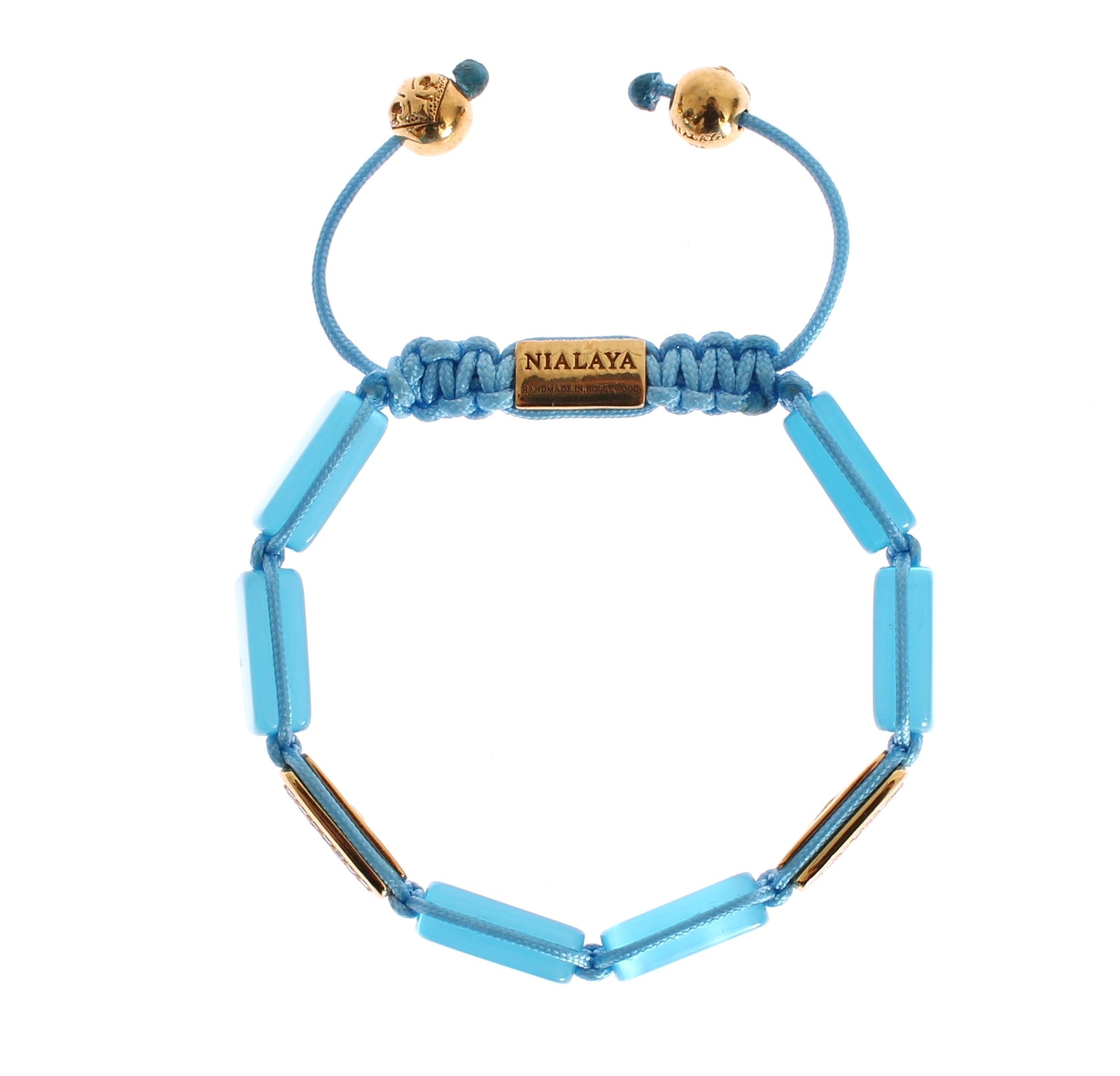 Nialaya Elegant Blue Opal & Diamond-Studded Bracelet - Luksusmuotia Nialaya - Tutustu YVES JAVANNI® 