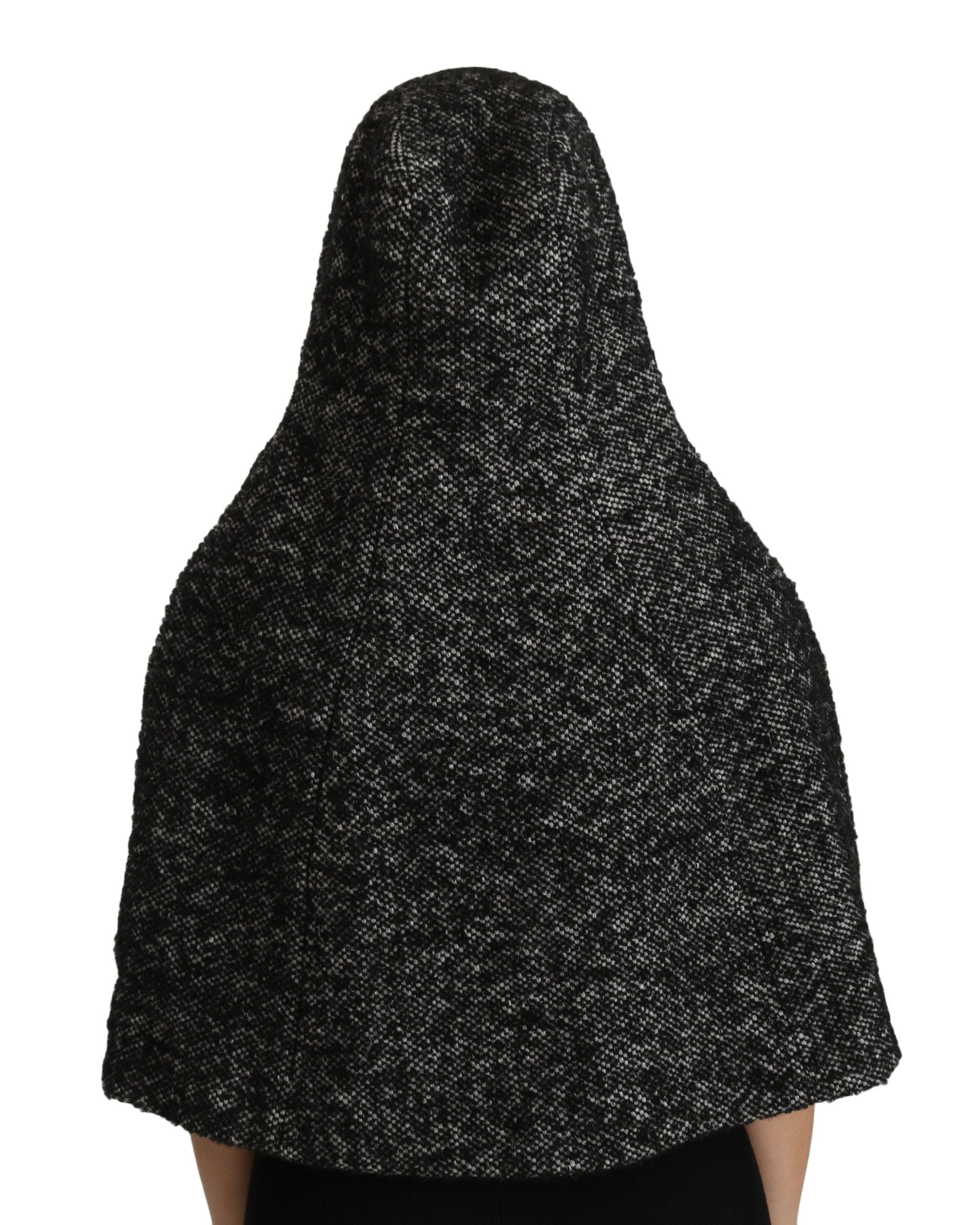 Dolce & Gabbana Elegant Gray Wool Hooded Scarf by Iconic Italian Label - Luksuslaukut ja asusteet Dolce & Gabbana - Tutustu YVES JAVANNI® 