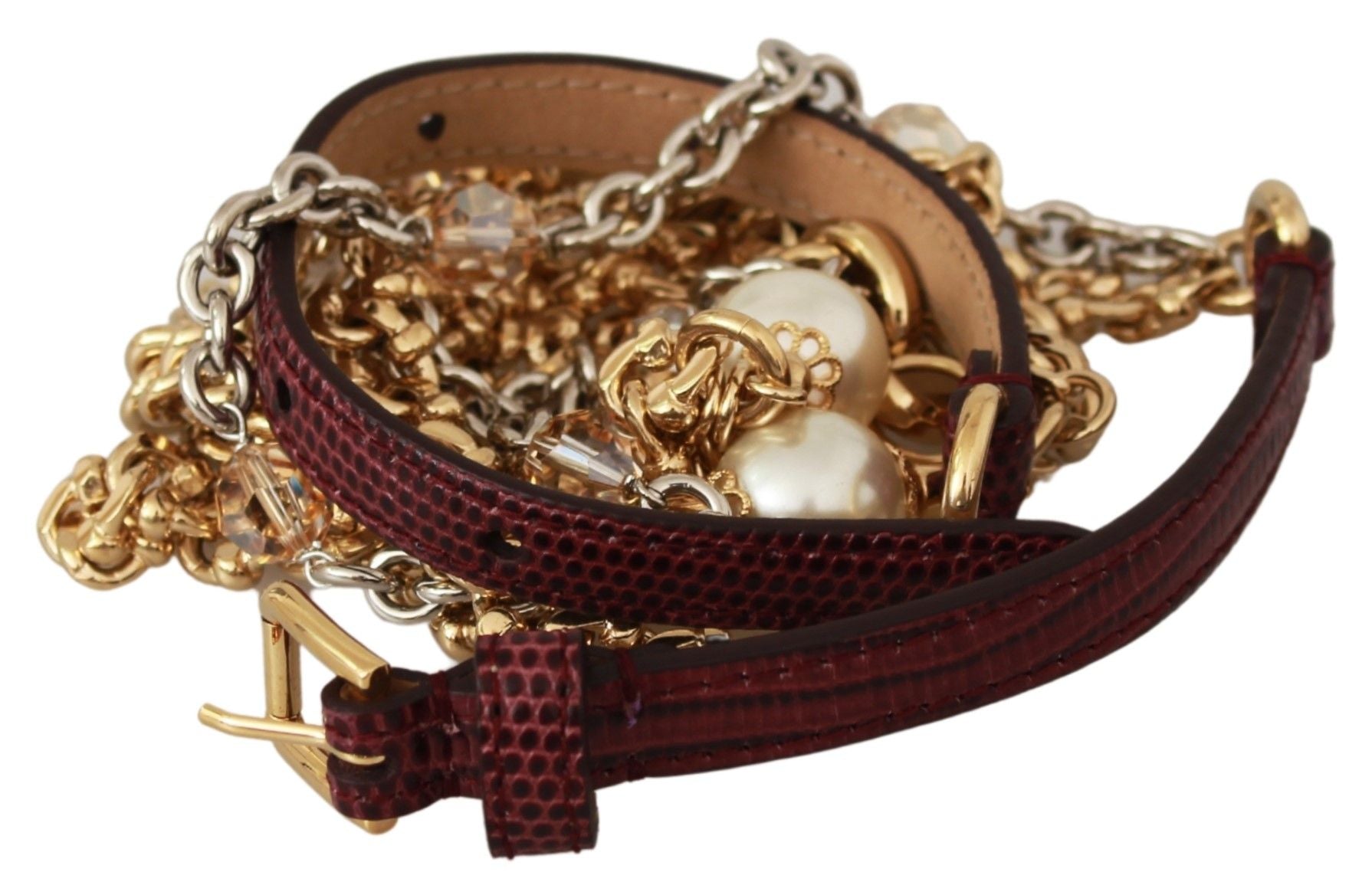 Dolce & Gabbana Crystal Studded Waist Belt in Purple - Luksuslaukut ja asusteet Dolce & Gabbana - Tutustu YVES JAVANNI® 