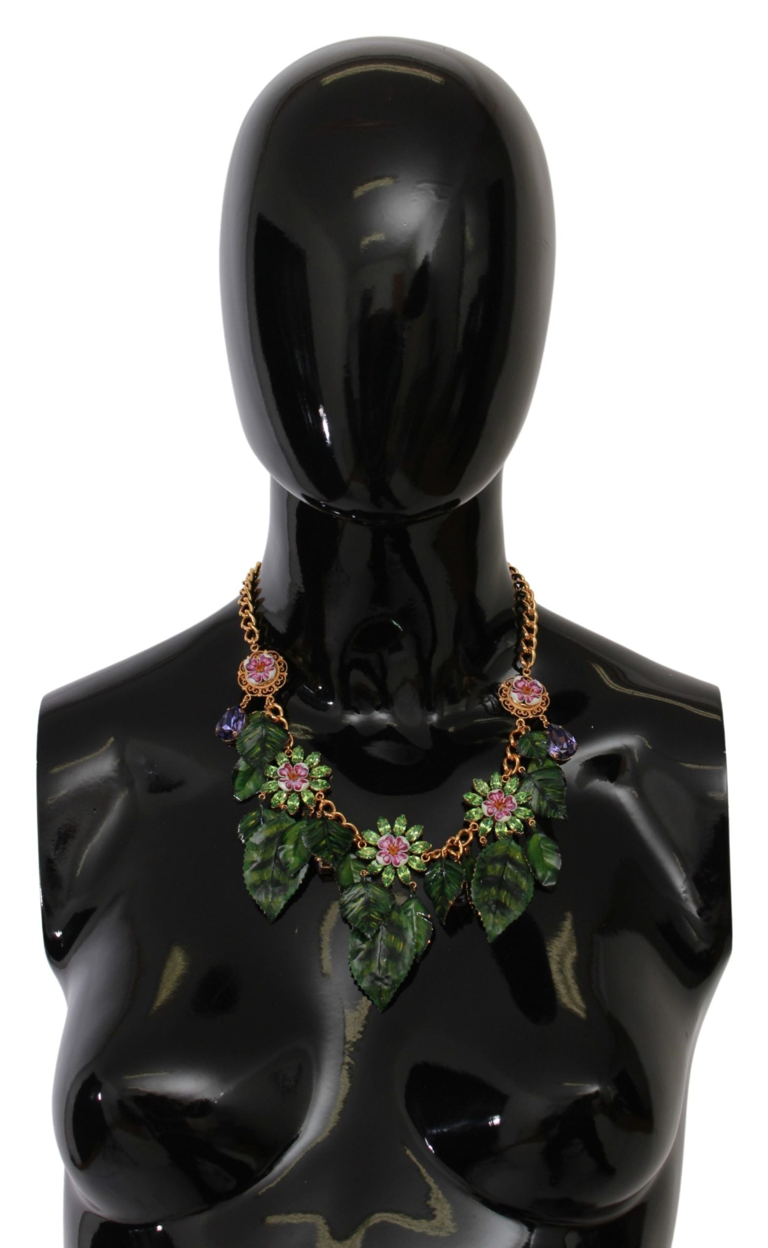 Dolce & Gabbana Elegant Floral Sicily Charm Necklace - Luksusmuotia Dolce & Gabbana - Tutustu YVES JAVANNI® 