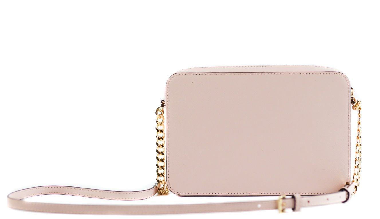 Michael Kors Jet Set Large East West Saffiano Leather Crossbody Bag Handbag (Powder Blush) - Luxury from Michael Kors - Shop at YVES JAVANNI