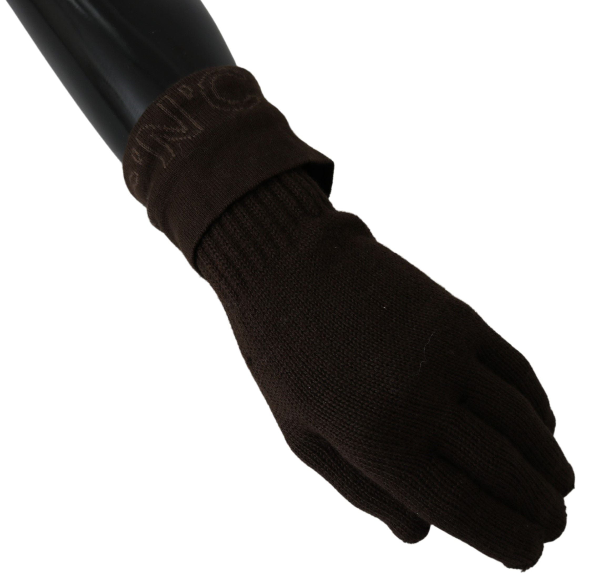 Costume National Elegant Brown Knitted Gloves - Luksuslaukut ja asusteet Costume National - Tutustu YVES JAVANNI® 