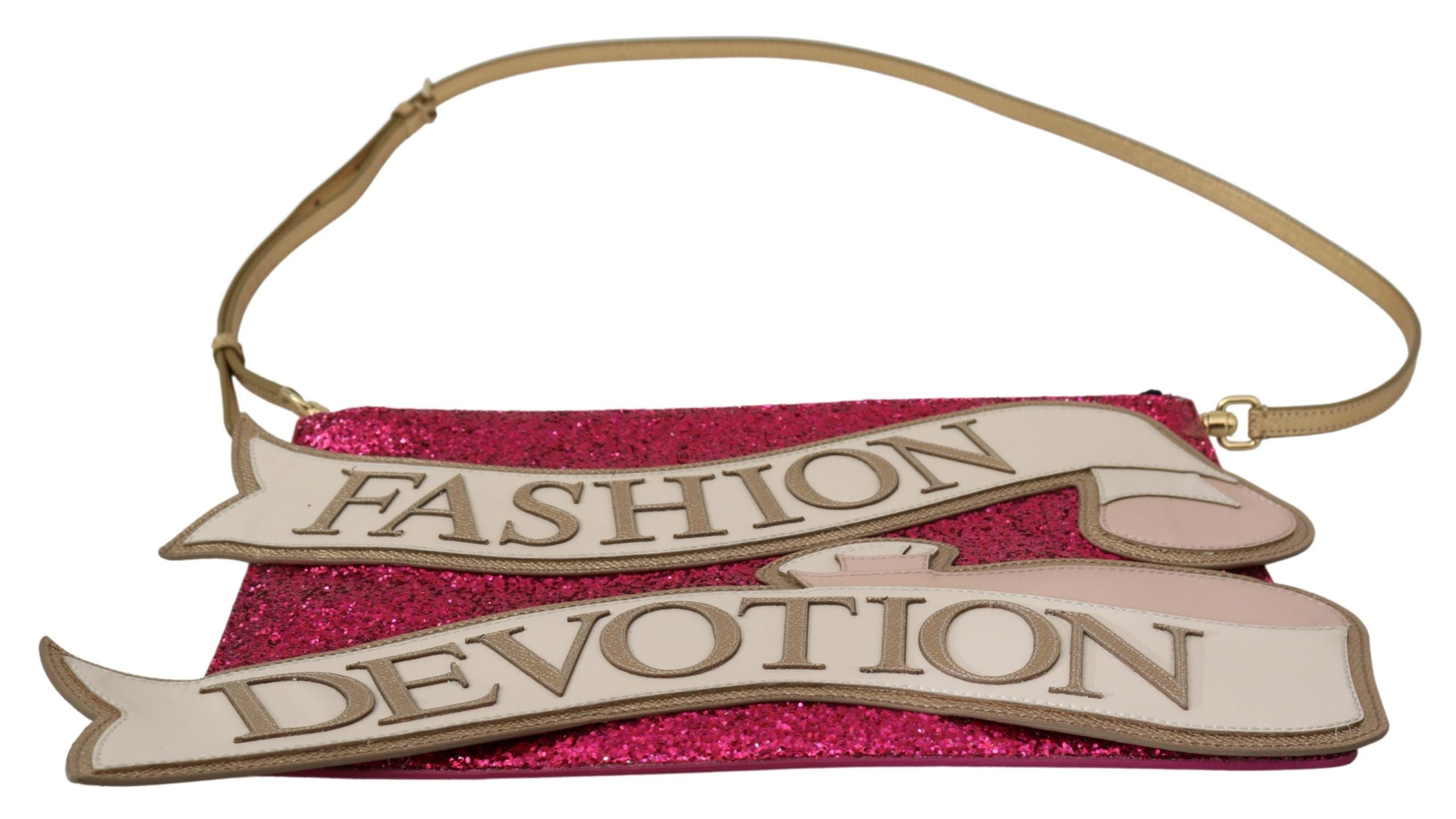 Dolce & Gabbana Glamorous Pink Glittered CLEO Clutch Purse - Luksusmuotia Dolce & Gabbana - Tutustu YVES JAVANNI® 