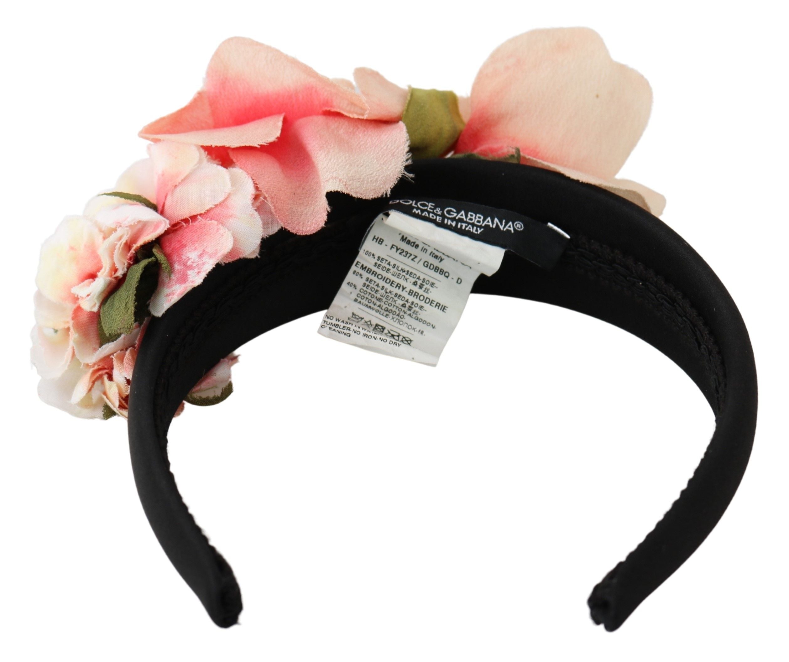 Dolce & Gabbana Elegant Silk Designer Headband Tiara - Luksusmuotia Dolce & Gabbana - Tutustu YVES JAVANNI® 