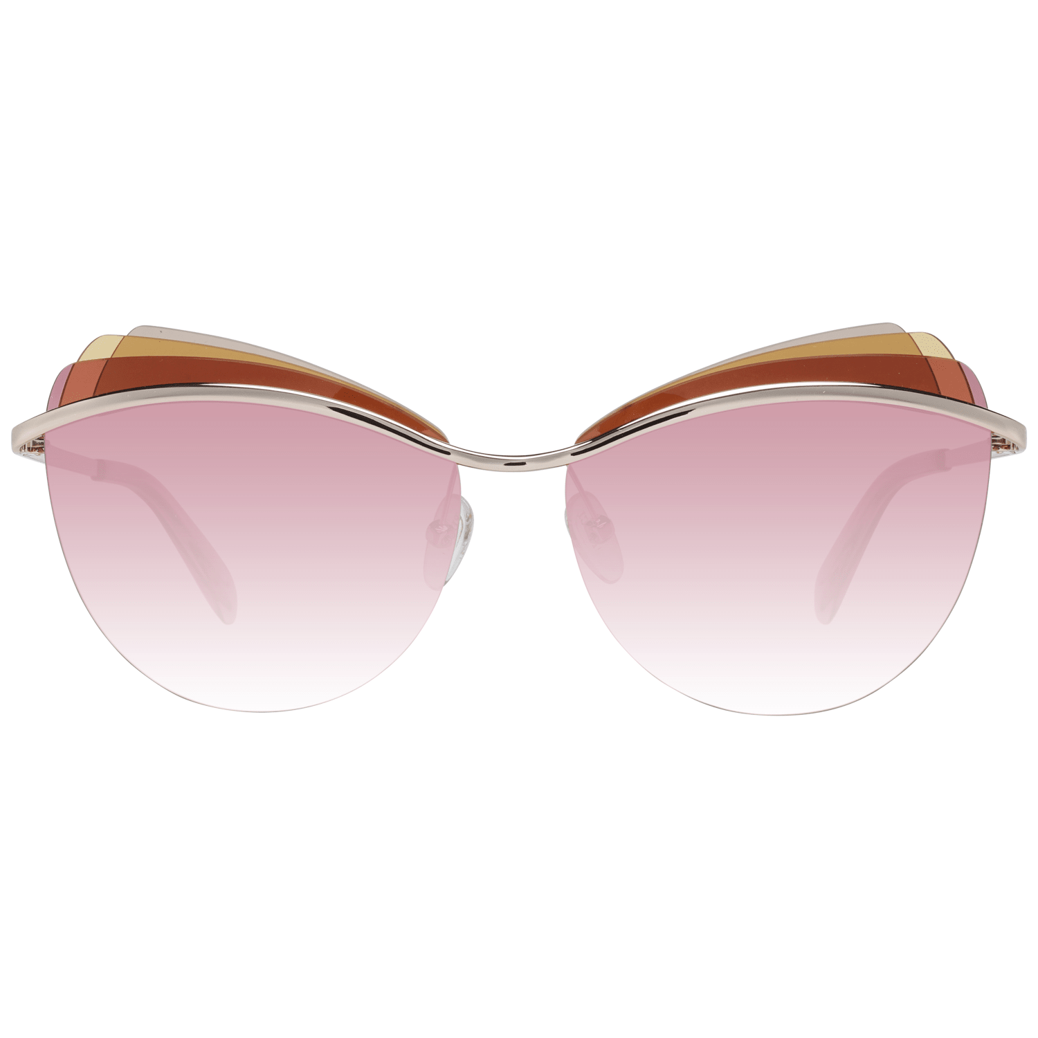 Emilio Pucci Gold Women Sunglasses - Luksusmuotia Emilio Pucci - Tutustu YVES JAVANNI® 