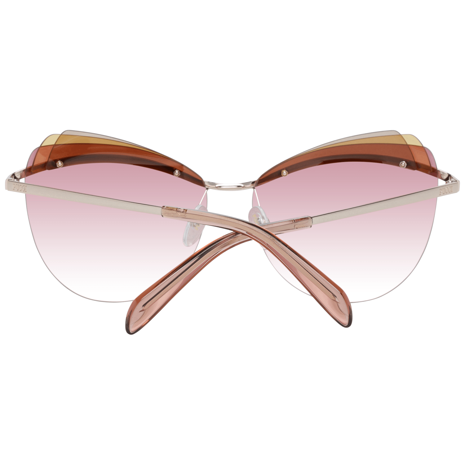 Emilio Pucci Gold Women Sunglasses - Luksusmuotia Emilio Pucci - Tutustu YVES JAVANNI® 