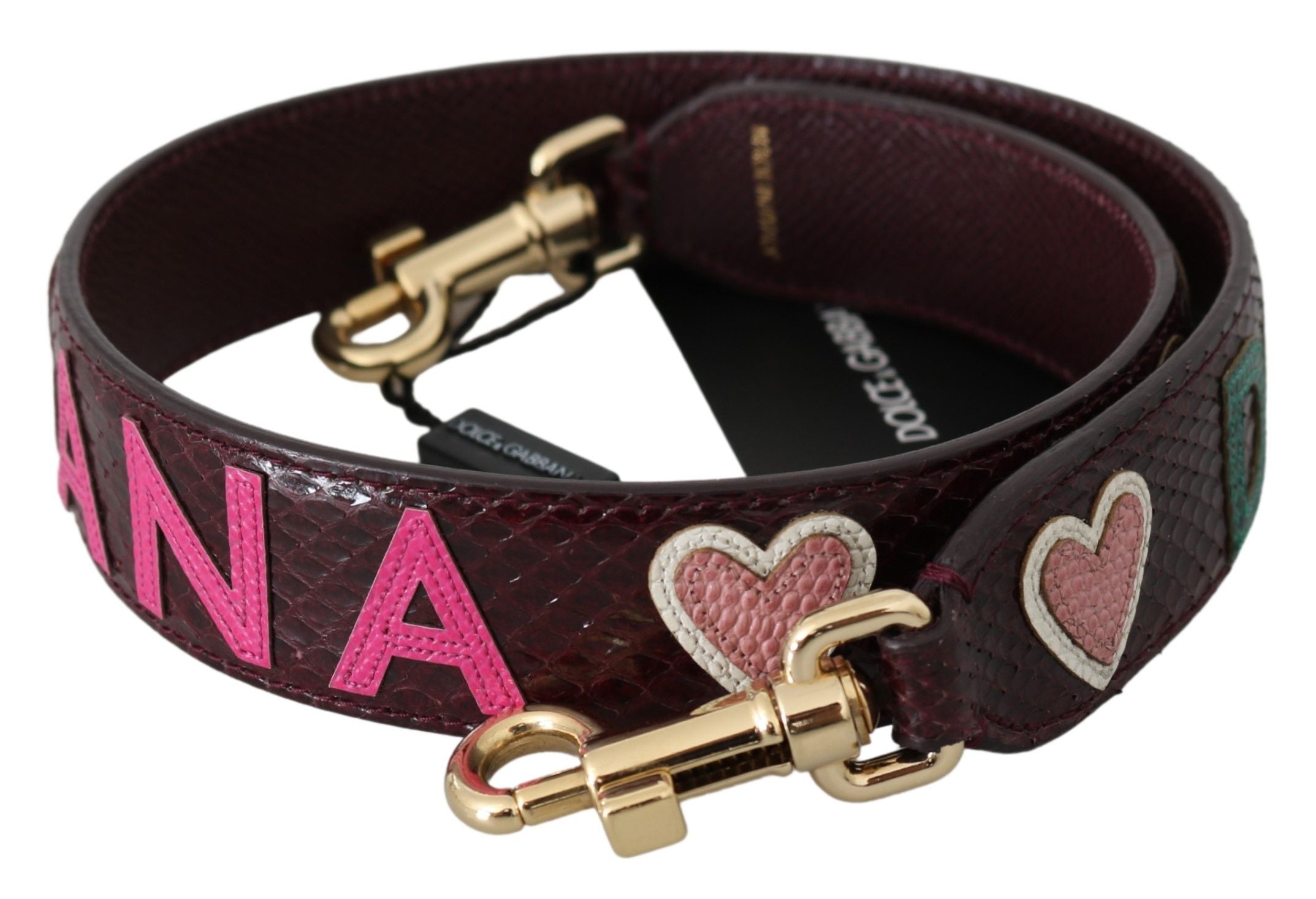 Dolce & Gabbana Exquisite Bordeaux Shoulder Strap Accessory - Luksuslaukut ja asusteet Dolce & Gabbana - Tutustu YVES JAVANNI® 