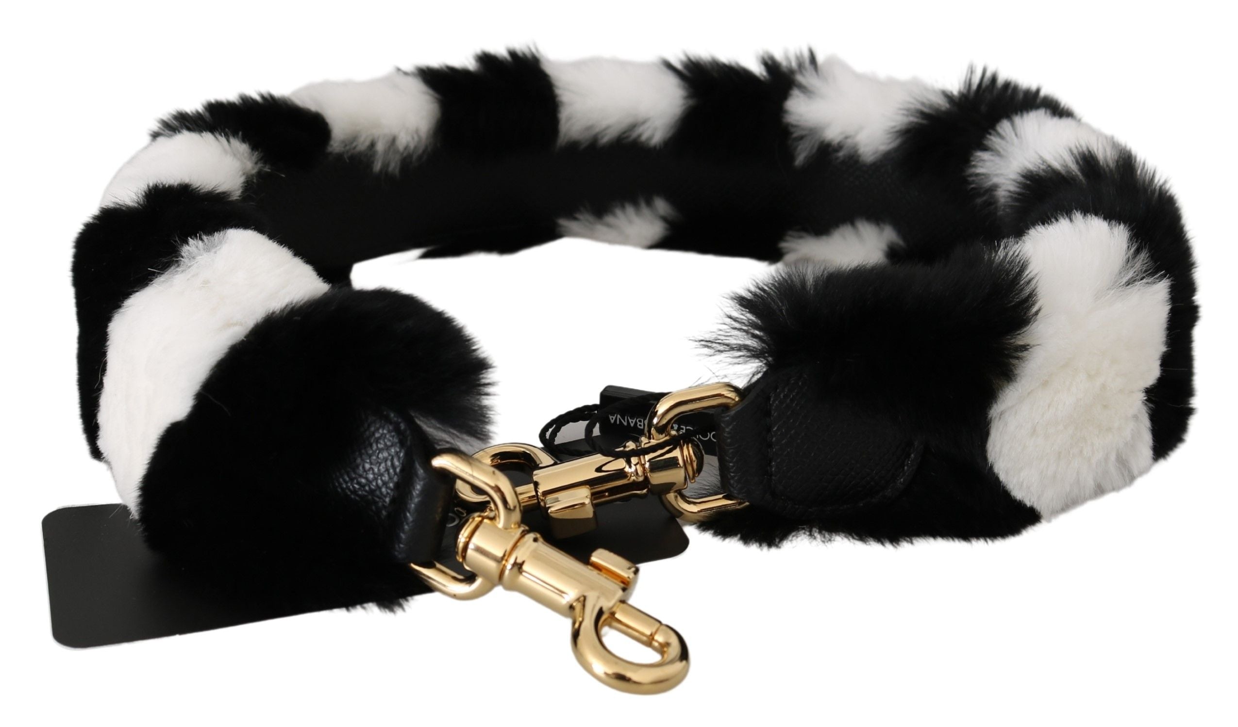 Dolce & Gabbana Elegant Fur Shoulder Strap Accessory - Luksuslaukut ja asusteet Dolce & Gabbana - Tutustu YVES JAVANNI® 