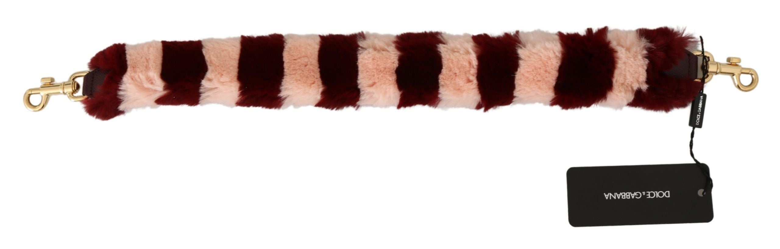 Dolce & Gabbana Bordeaux Pink Fur Shoulder Strap Luxury Accessory - Luksuslaukut ja asusteet Dolce & Gabbana - Tutustu YVES JAVANNI® 