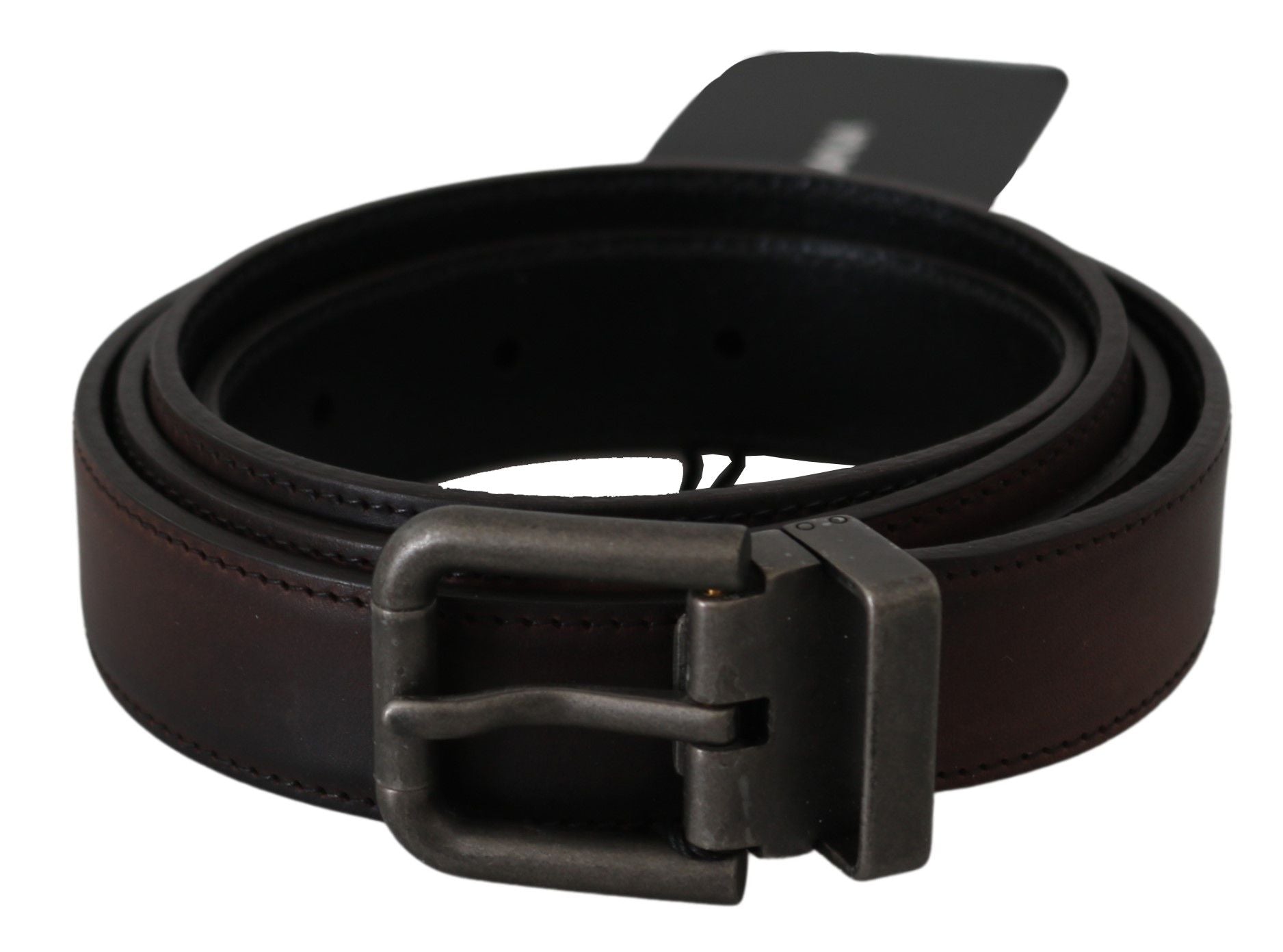 Dolce & Gabbana Elegant Leather Belt in Classic Brown - Luksuslaukut ja asusteet Dolce & Gabbana - Tutustu YVES JAVANNI® 