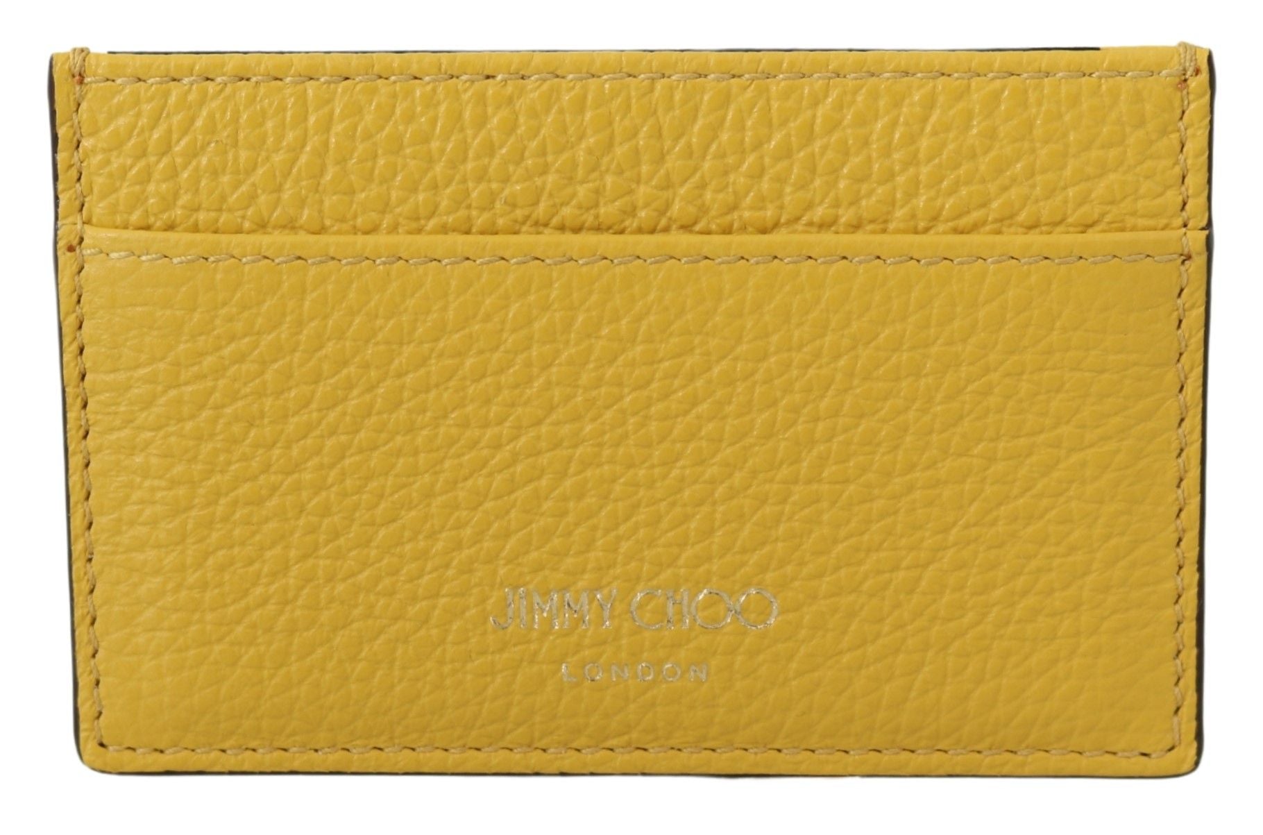 Jimmy Choo Sunshine Yellow Leather Card Holder - Luksuslaukut ja asusteet Jimmy Choo - Tutustu YVES JAVANNI® 