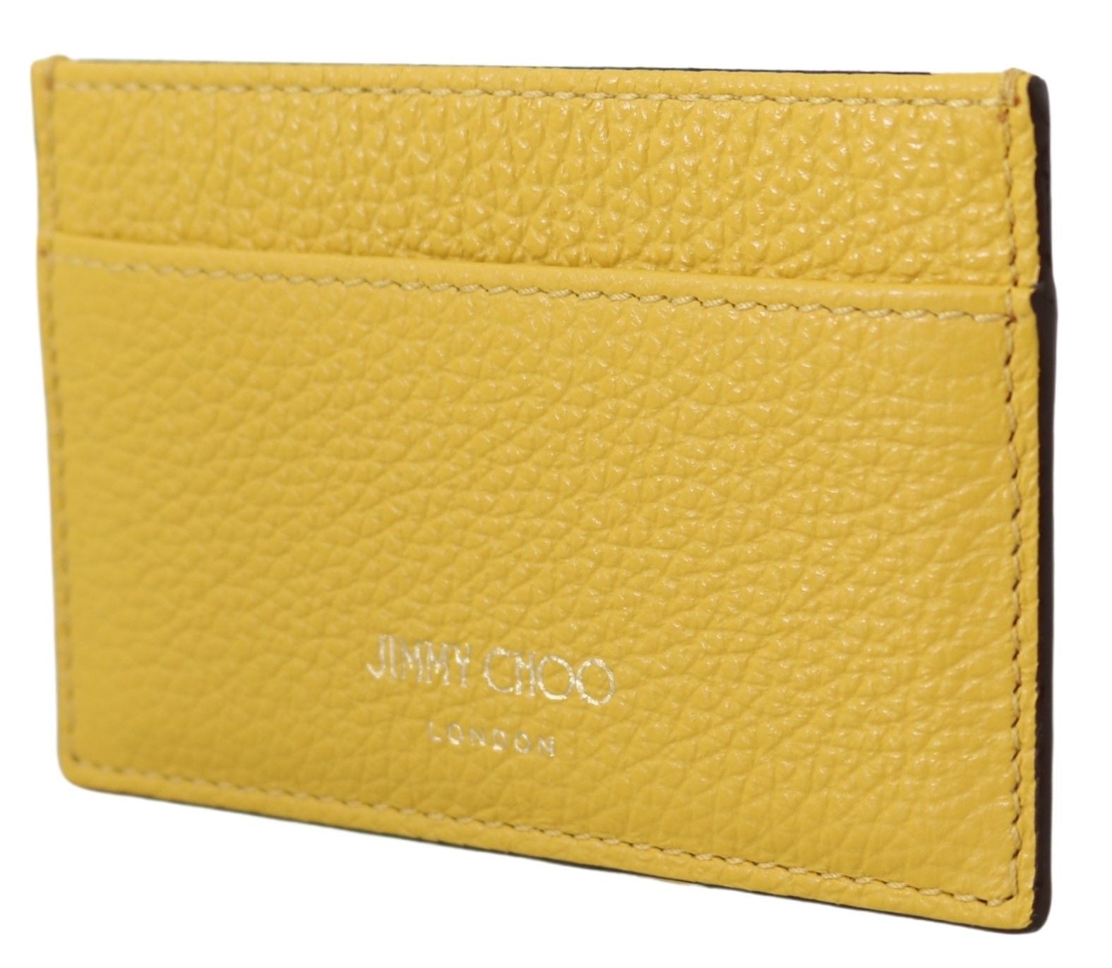 Jimmy Choo Sunshine Yellow Leather Card Holder - Luksusmuotia Jimmy Choo - Tutustu YVES JAVANNI® 