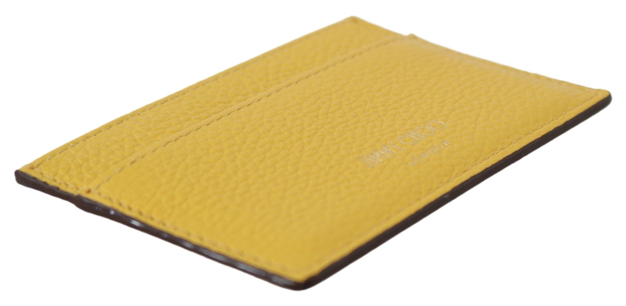 Jimmy Choo Sunshine Yellow Leather Card Holder - Luksusmuotia Jimmy Choo - Tutustu YVES JAVANNI® 