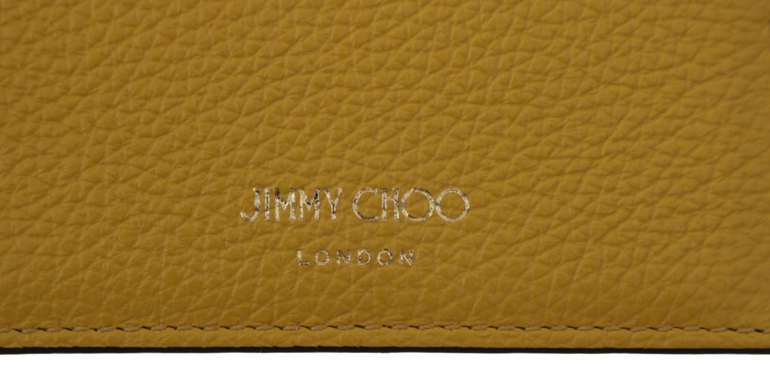 Jimmy Choo Sunshine Yellow Leather Card Holder - Luksusmuotia Jimmy Choo - Tutustu YVES JAVANNI® 