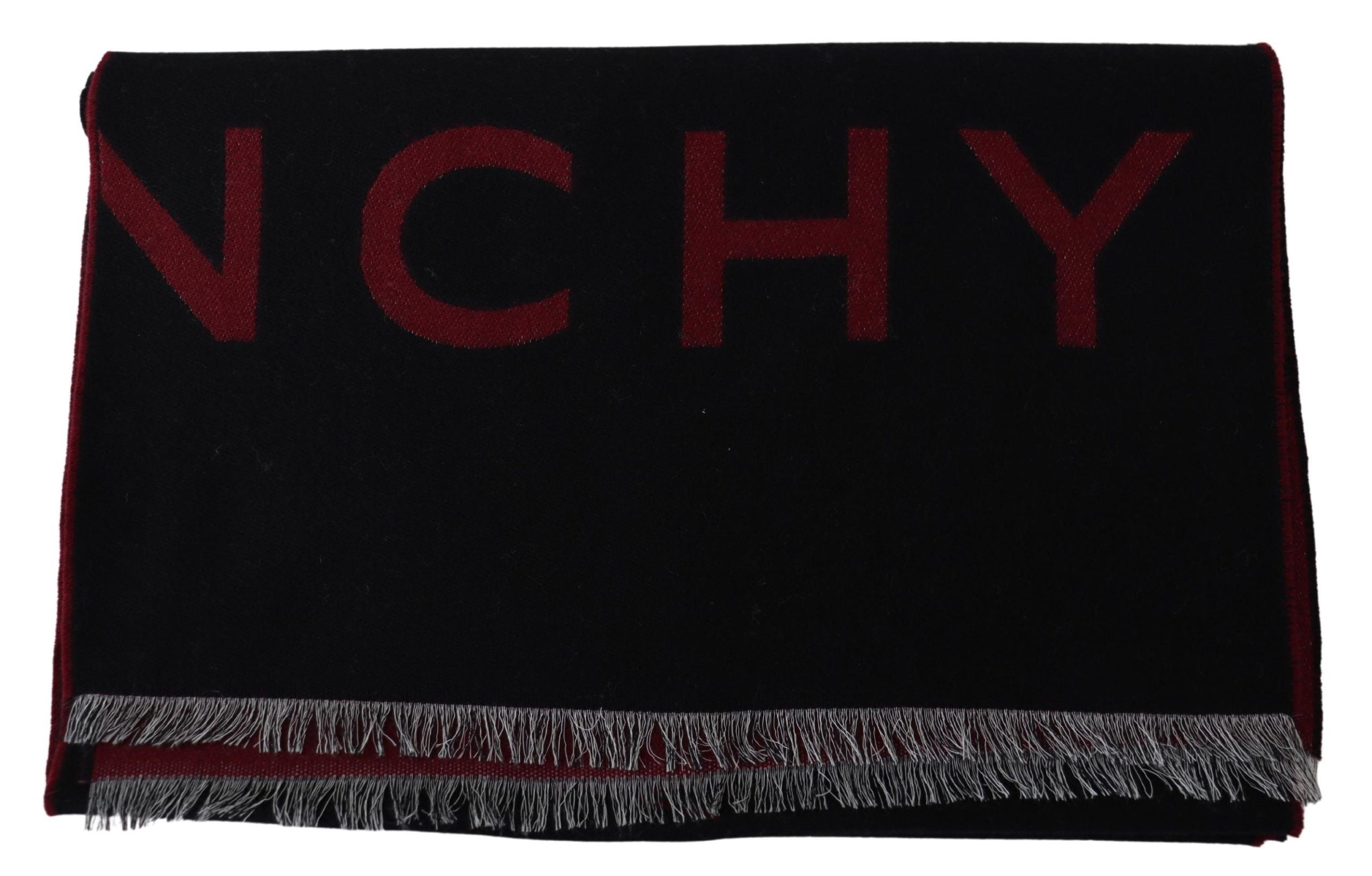 Givenchy Elegant Unisex Wool Silk Blend Scarf - Luksuslaukut ja asusteet Givenchy - Tutustu YVES JAVANNI® 