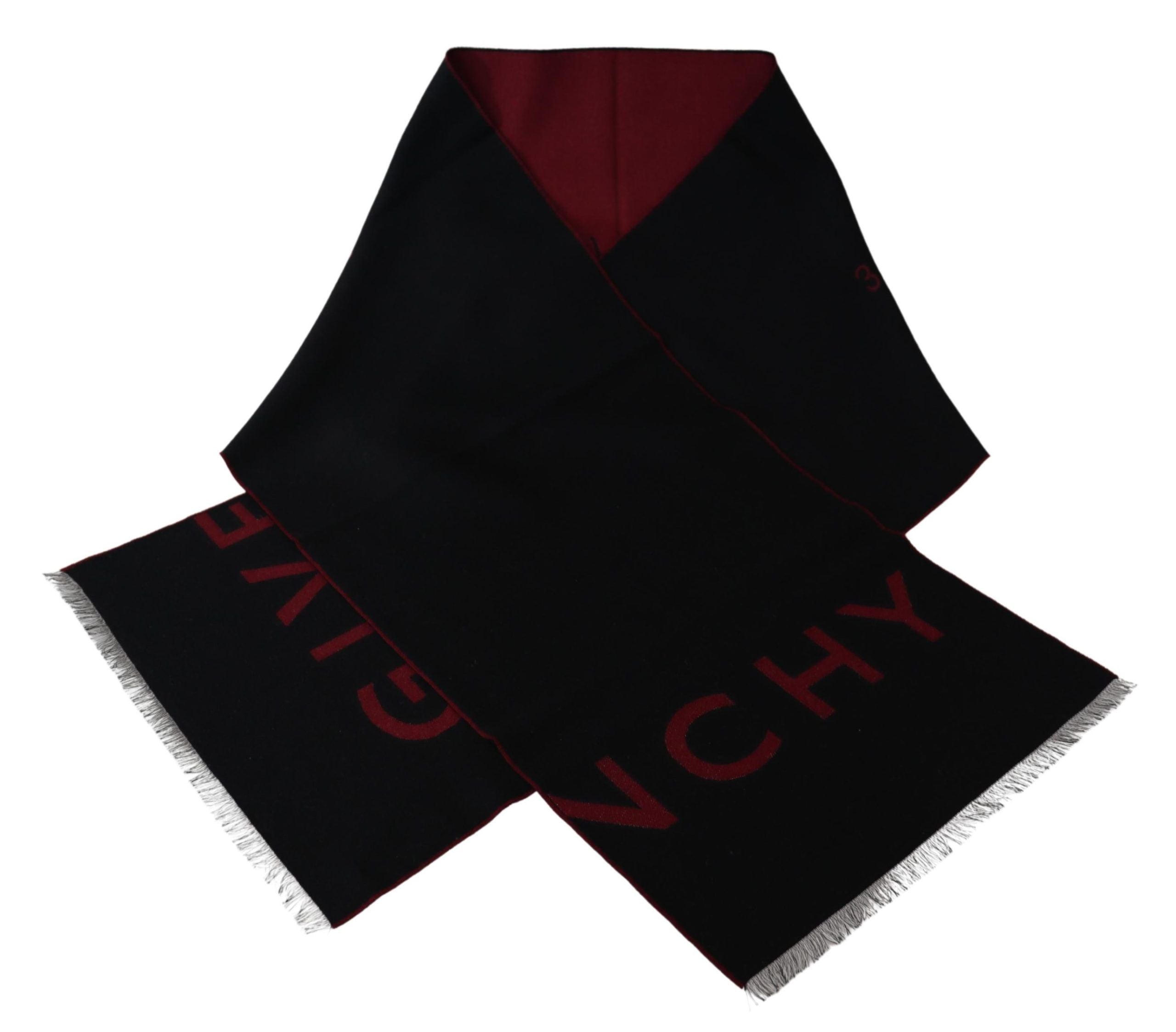 Givenchy Elegant Unisex Wool Silk Blend Scarf - Luksuslaukut ja asusteet Givenchy - Tutustu YVES JAVANNI® 