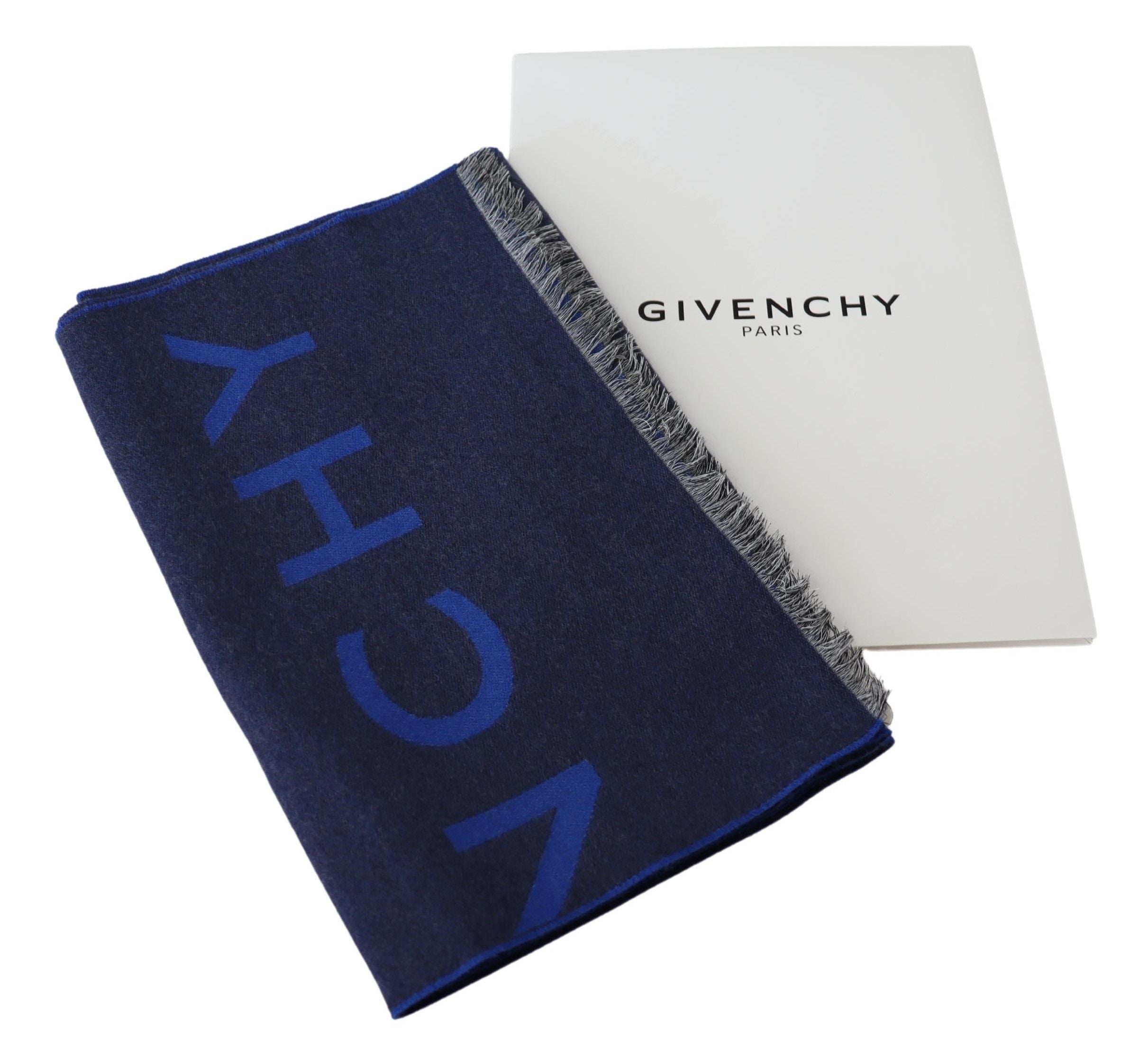 Givenchy Elegant Unisex Wool Silk Blend Scarf - Luksuslaukut ja asusteet Givenchy - Tutustu YVES JAVANNI® 