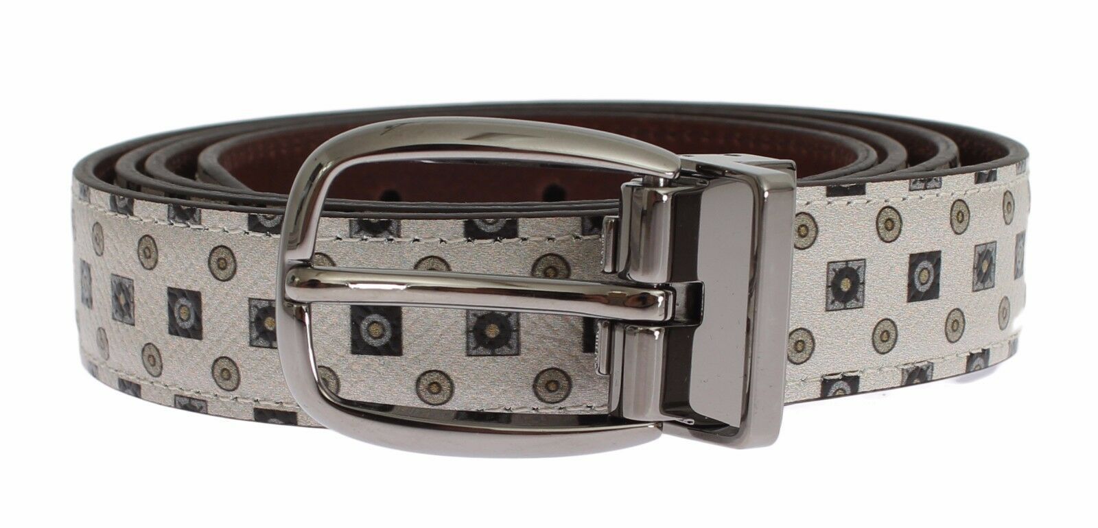 Dolce & Gabbana Elegant Baroque Silk Tie & Leather Belt Set - Luksusmuotia Dolce & Gabbana - Tutustu YVES JAVANNI® 