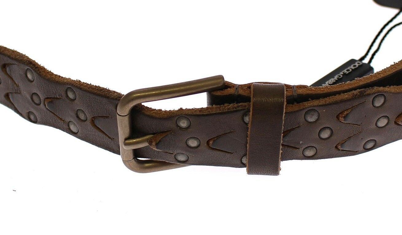 Dolce & Gabbana Elegant Leather-Cotton Fusion Men's Belt - Luksusmuotia Dolce & Gabbana - Tutustu YVES JAVANNI® 