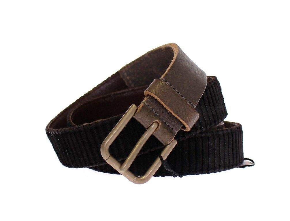 Dolce & Gabbana Elegant Leather-Cotton Fusion Men's Belt - Luksusmuotia Dolce & Gabbana - Tutustu YVES JAVANNI® 