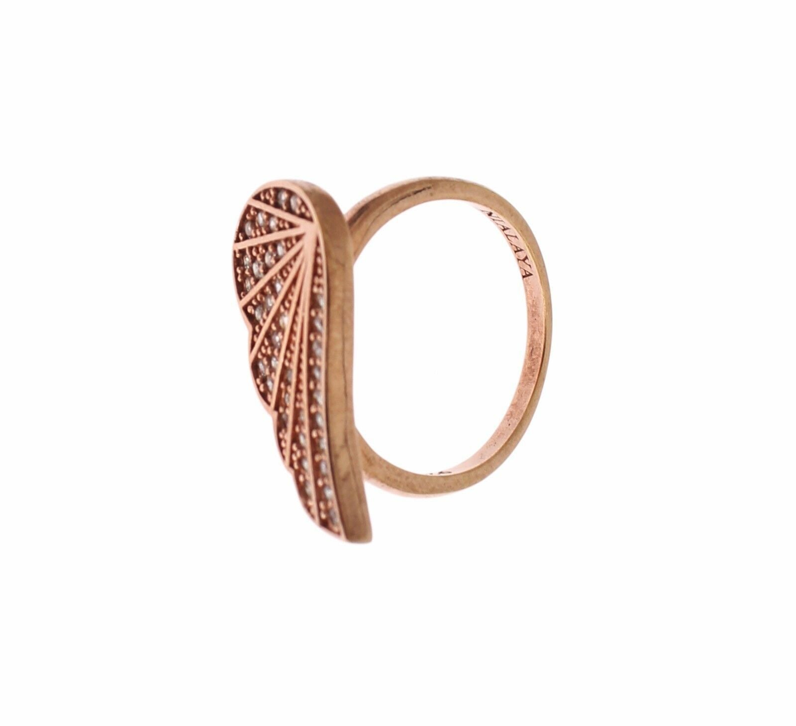 Nialaya Elegant Pink Gold CZ Crystal Ring - Luksusmuotia Nialaya - Tutustu YVES JAVANNI® 