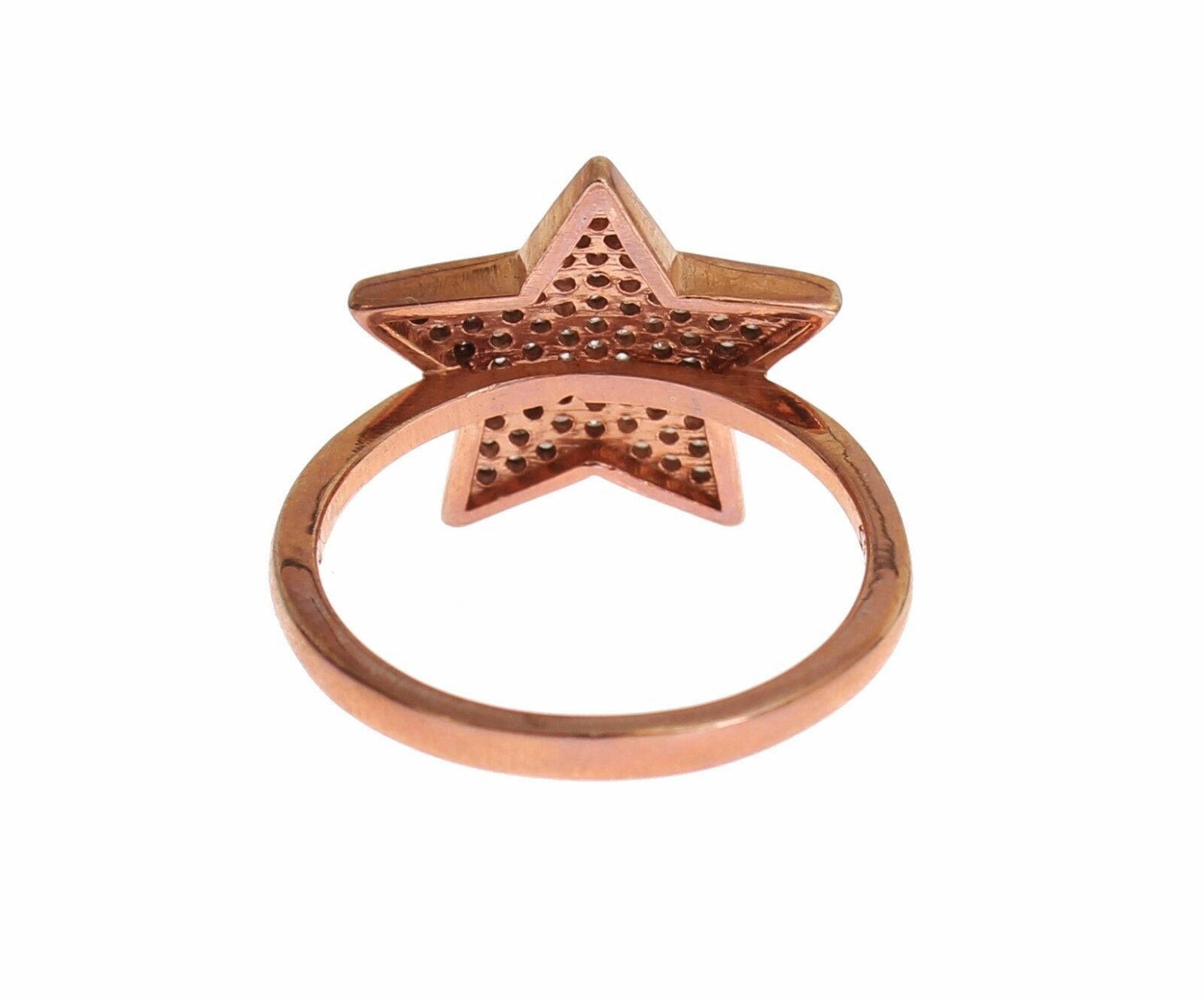 Nialaya Dazzling Pink Gold Plated Sterling Silver CZ Ring - Luksusmuotia Nialaya - Tutustu YVES JAVANNI® 