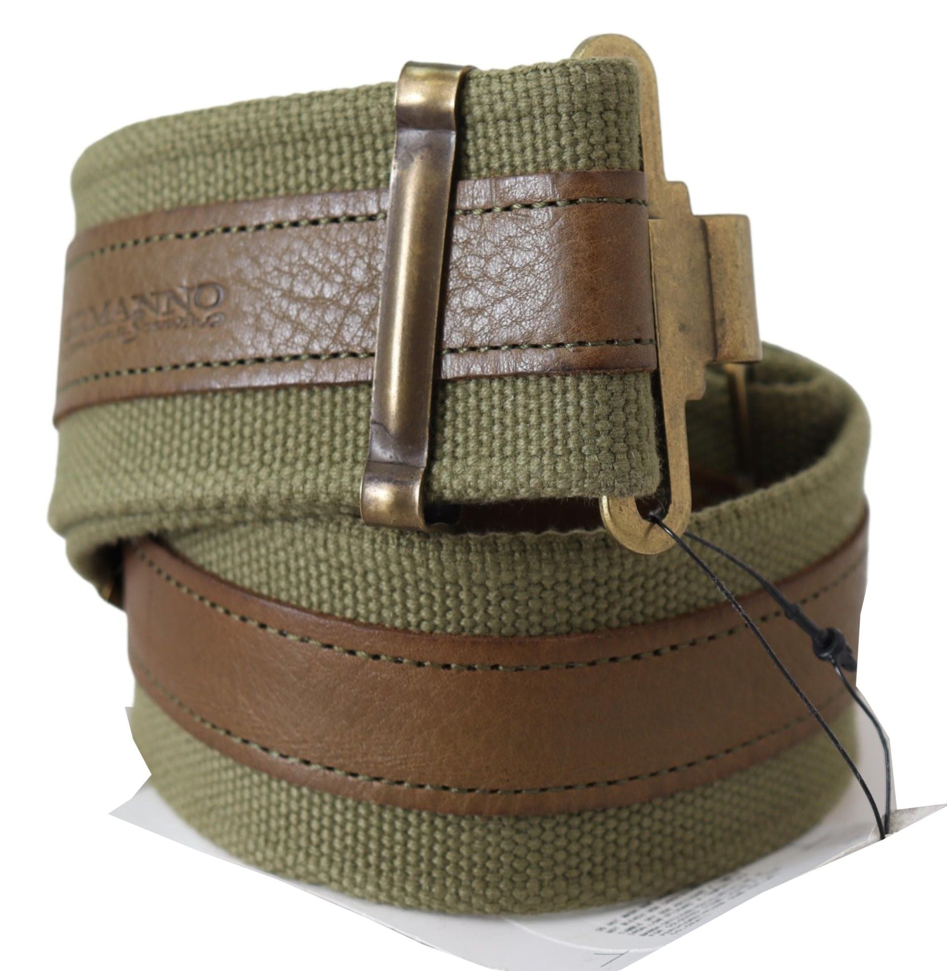 Ermanno Scervino Chic Army Green Rustic Belt - Luksusmuotia Ermanno Scervino - Tutustu YVES JAVANNI® 