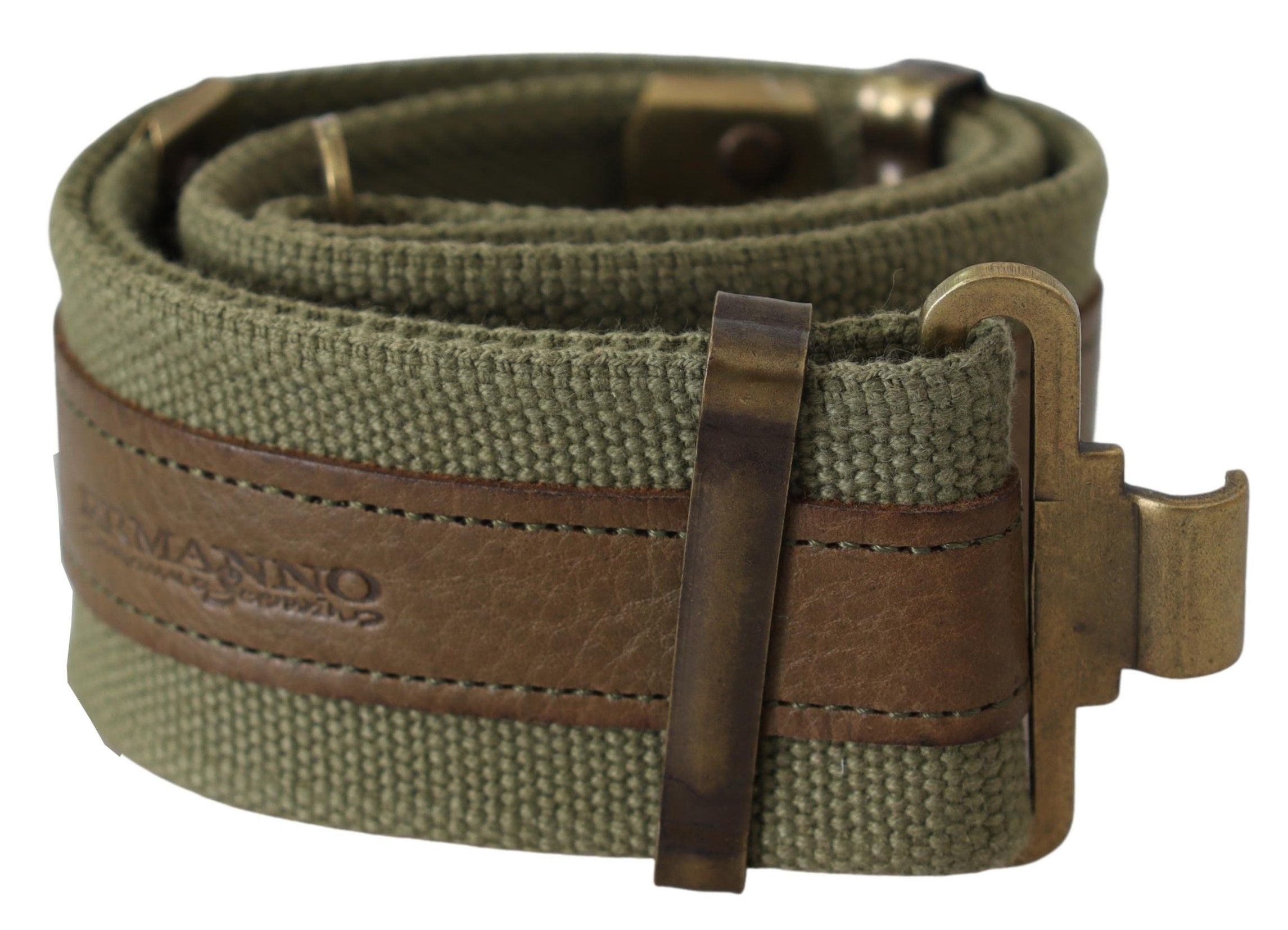 Ermanno Scervino Chic Army Green Rustic Belt - Luksusmuotia Ermanno Scervino - Tutustu YVES JAVANNI® 