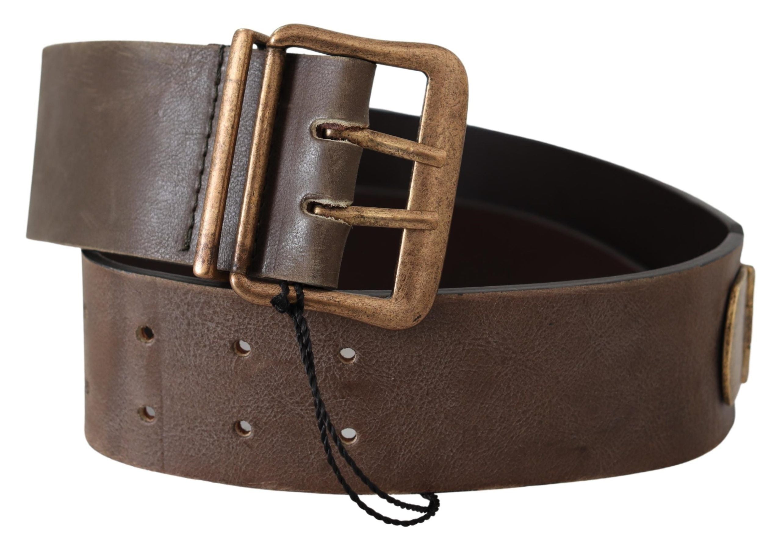 Ermanno Scervino Elegant Leather Fashion Belt in Rich Brown - Luksuslaukut ja asusteet Ermanno Scervino - Tutustu YVES JAVANNI® 